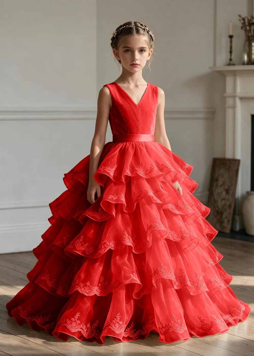 Spitzenkleid mit schulterfreiem Design