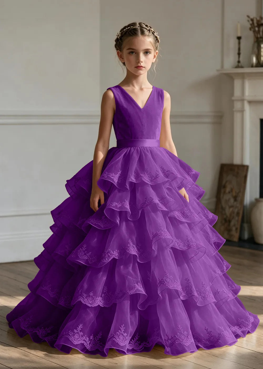 Spitzenkleid mit schulterfreiem Design