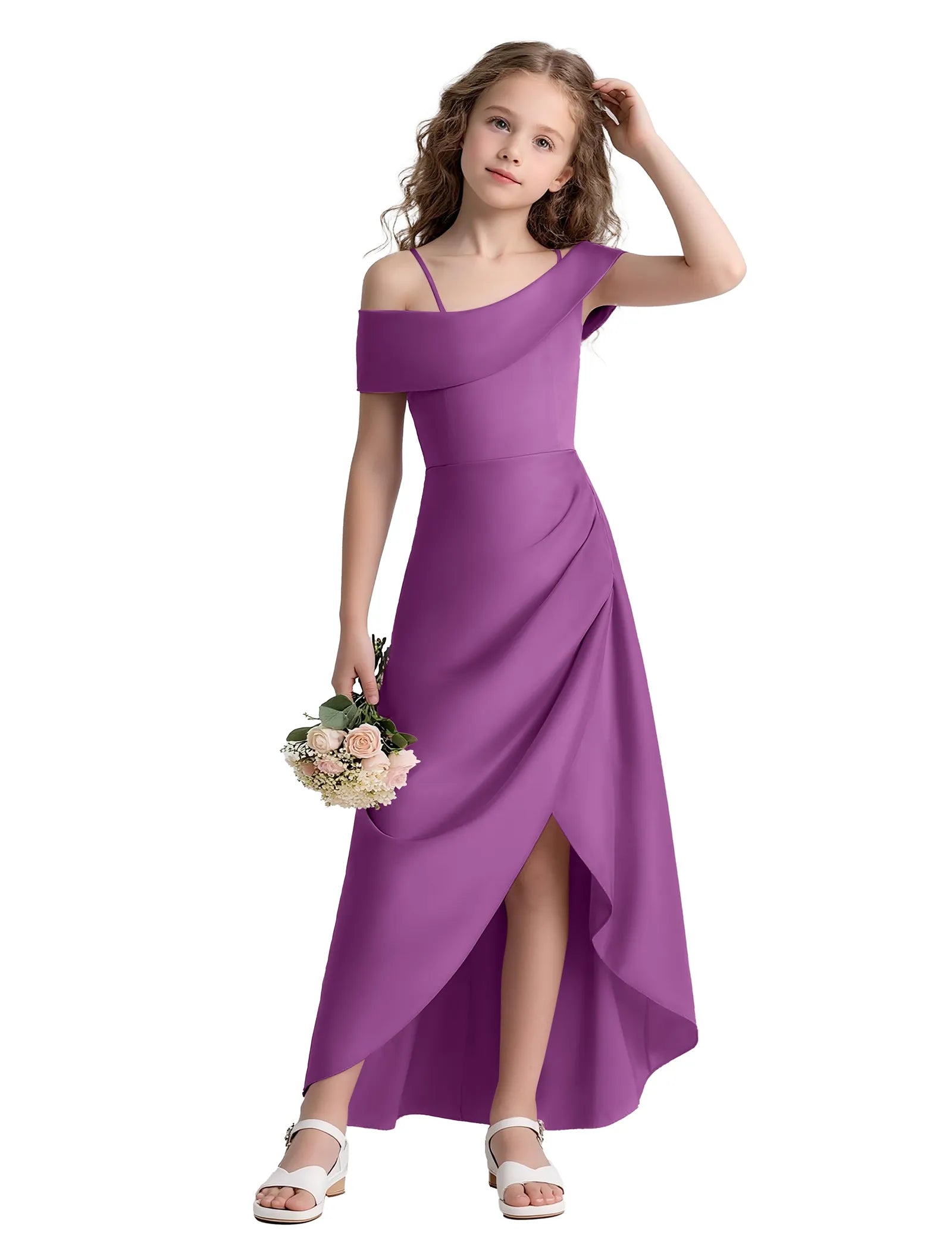 Spitzenkleid mit schulterfreiem Design