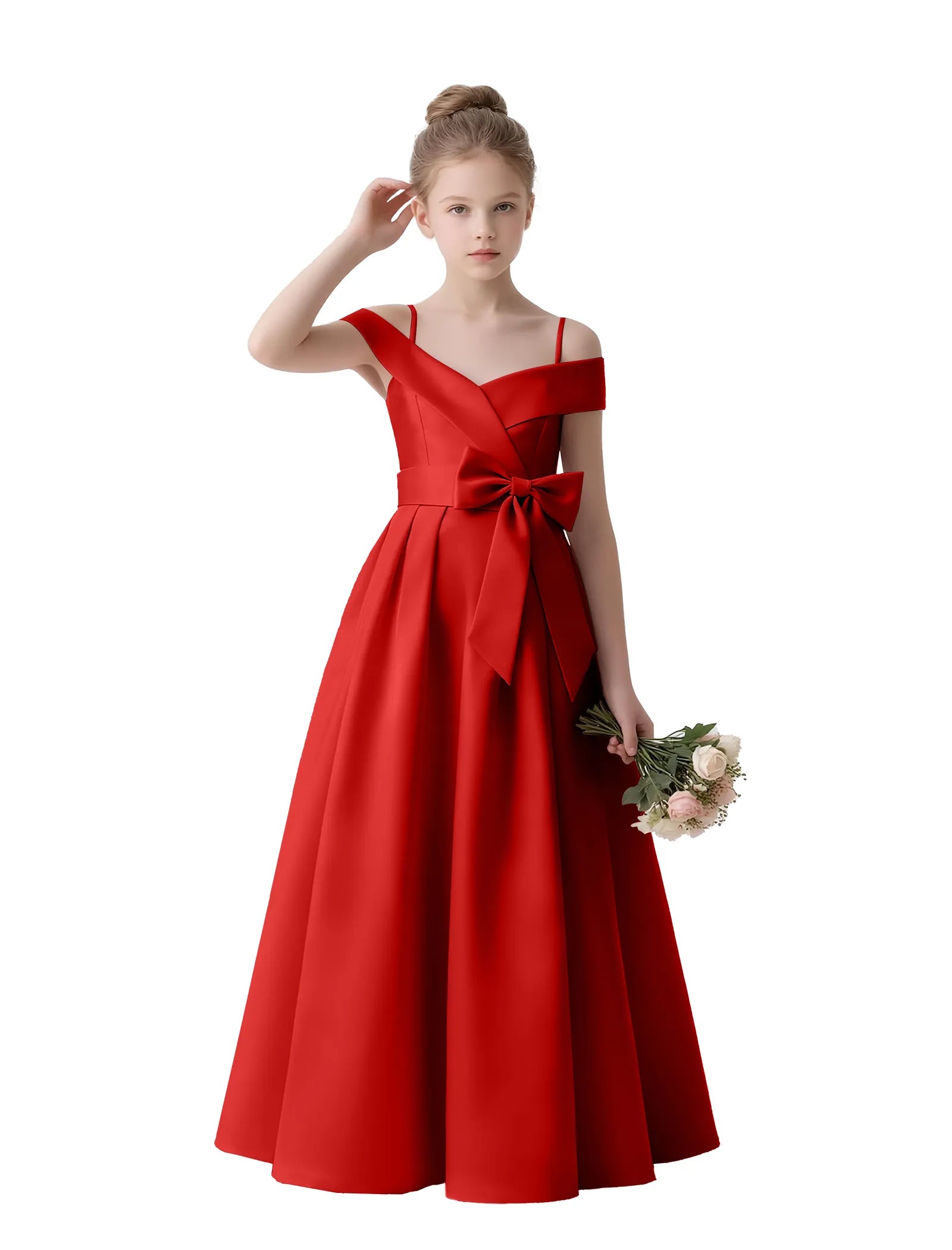 Spitzenkleid mit schulterfreiem Design