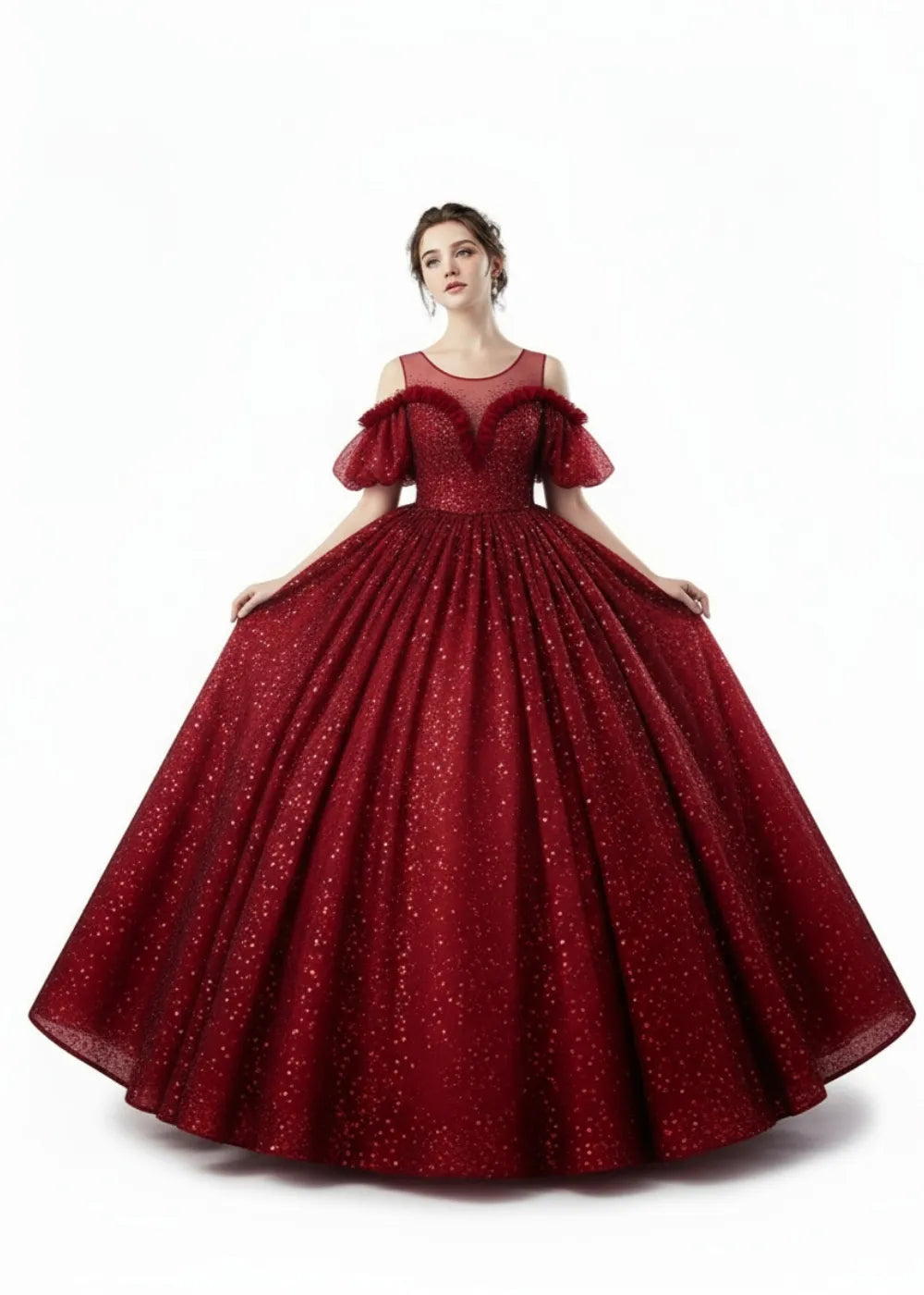 Galaxy Whisper Evening Dress