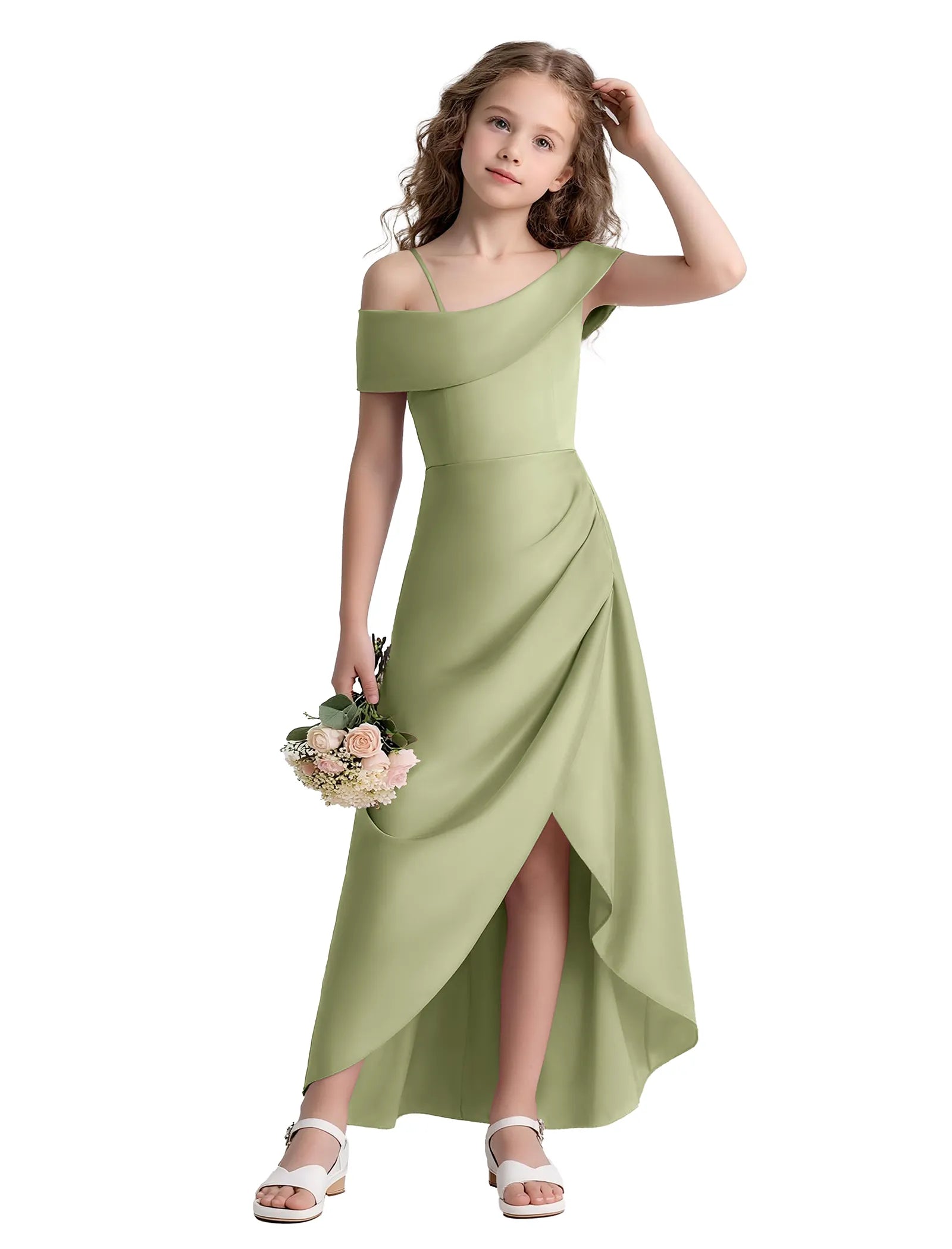 Spitzenkleid mit schulterfreiem Design