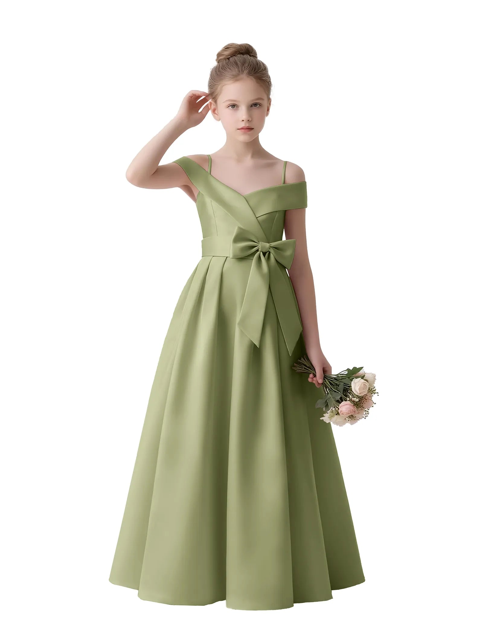 Spitzenkleid mit schulterfreiem Design