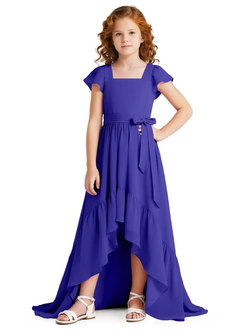 Vestido de princesa sin mangas de encaje