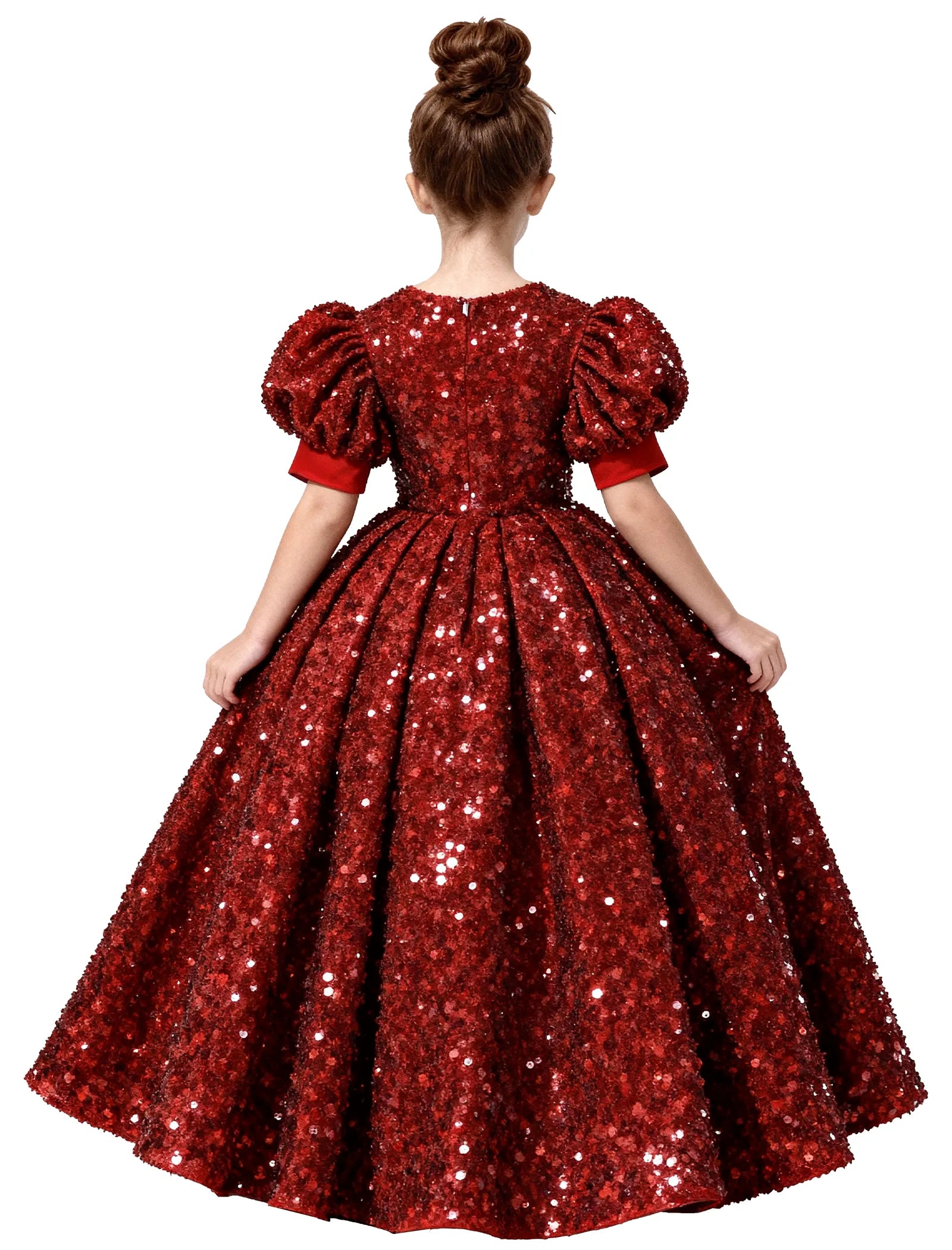 Princess-Style Velvet Long Dress