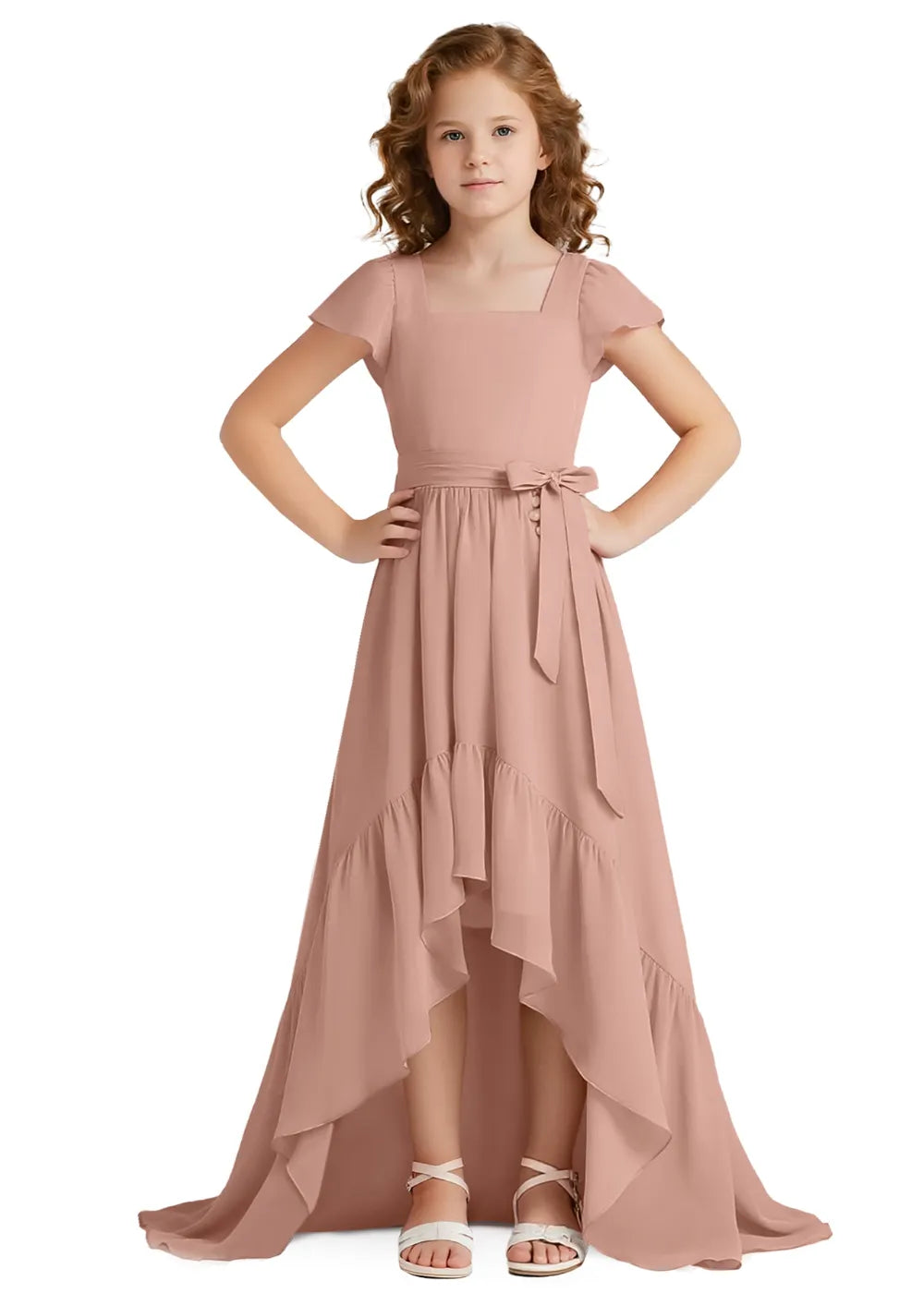 Fairy Whispers Ruffle Hem Girl Dress