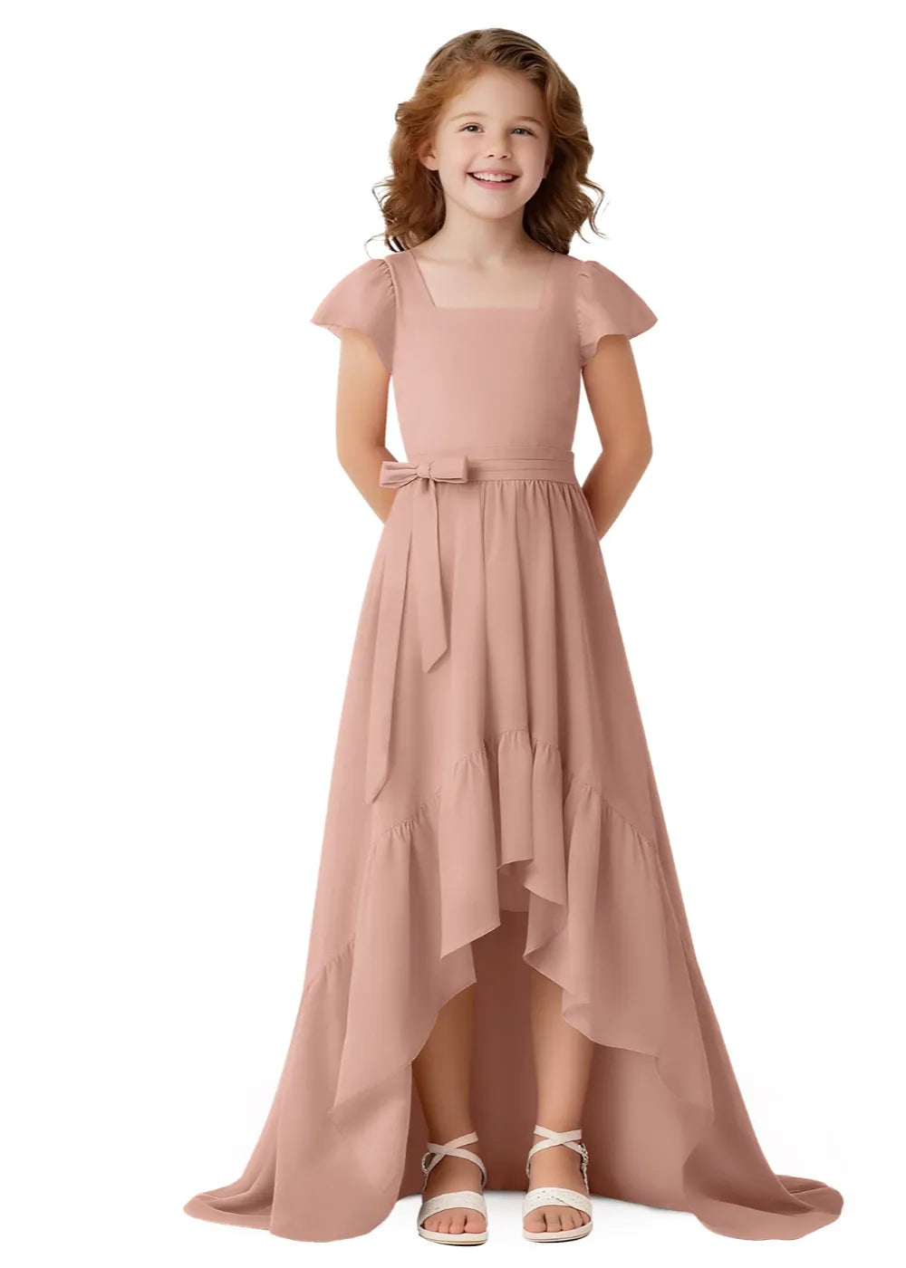 Fairy Whispers Ruffle Hem Girl Dress