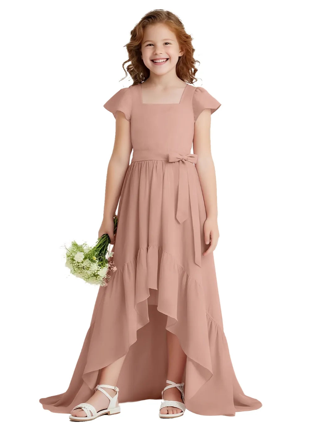 Fairy Whispers Ruffle Hem Girl Dress