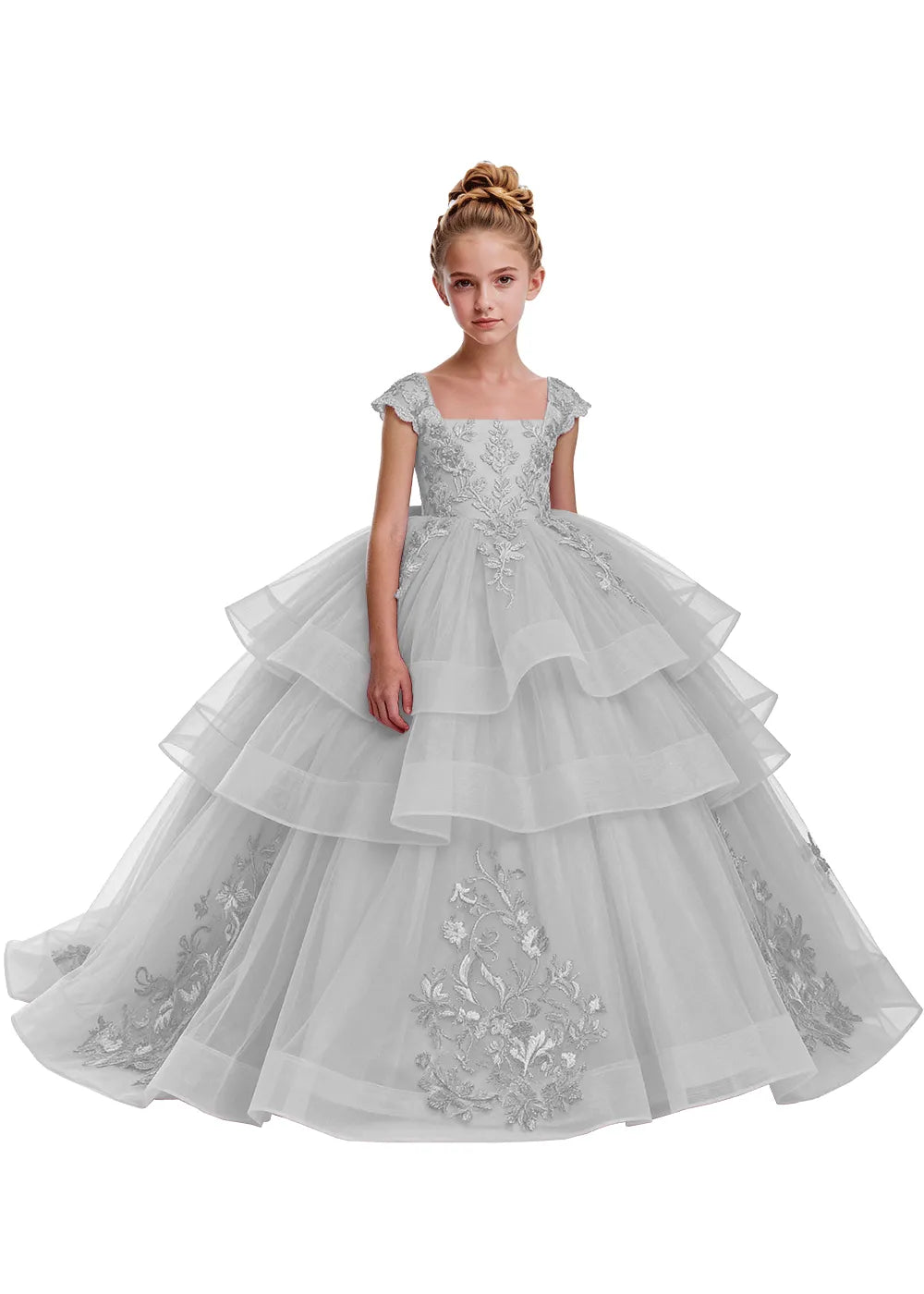 Elegant Tulle Pageant Dress for Girls