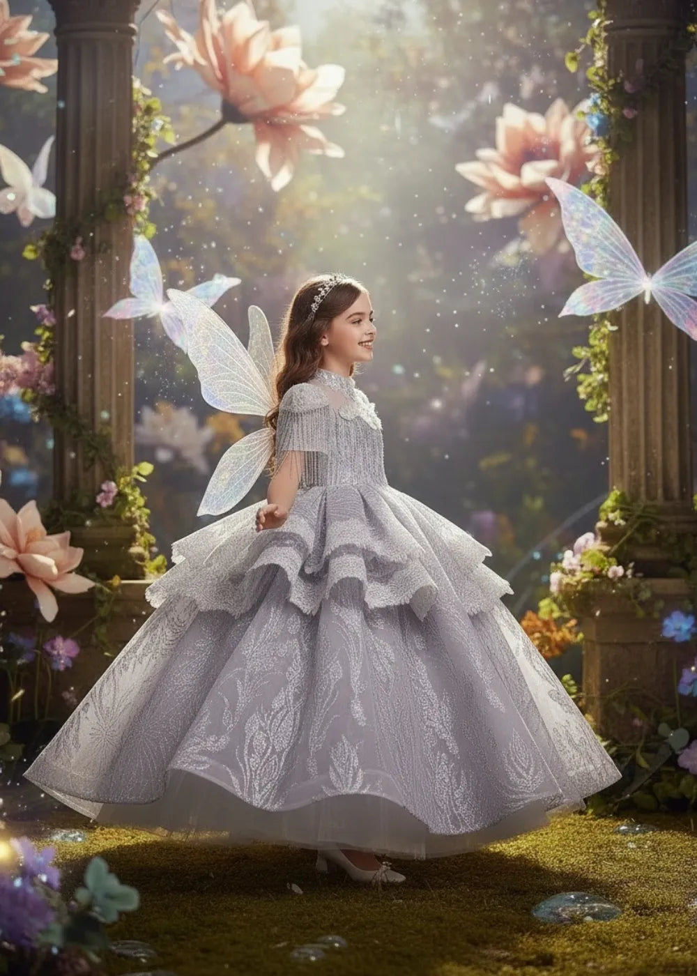 Starlight Flutter Fantasy Ball Dress