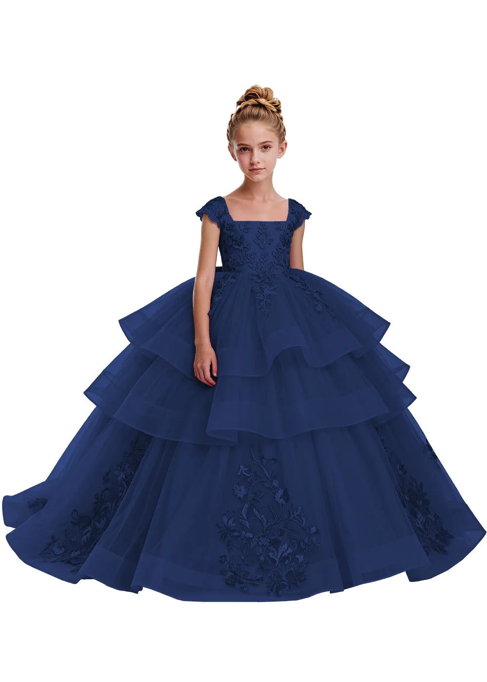 Elegant Tulle Pageant Dress for Girls