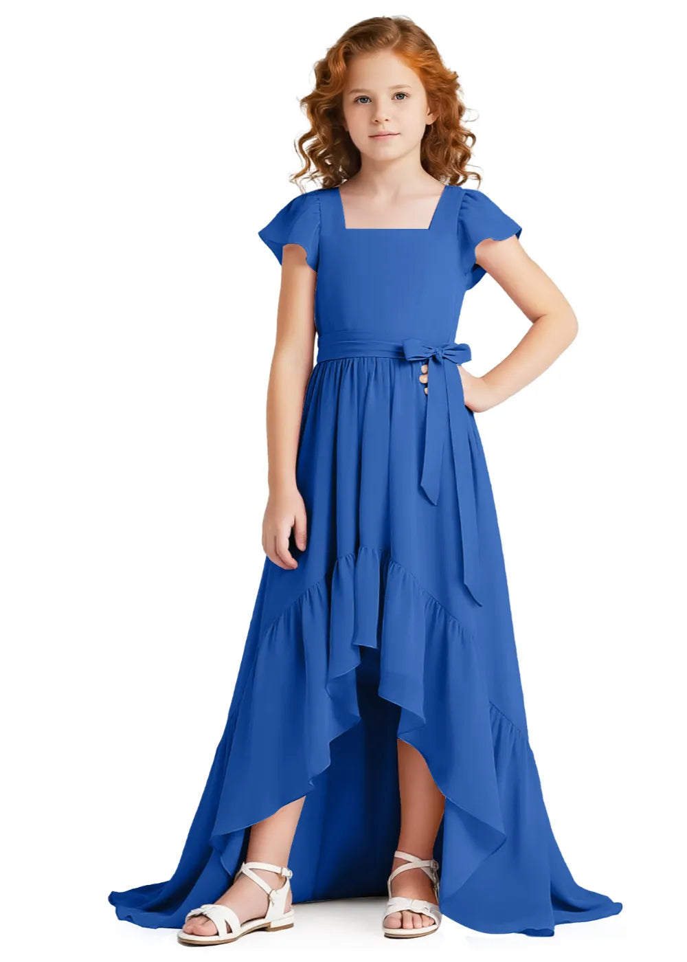 Vestido de princesa sin mangas de encaje