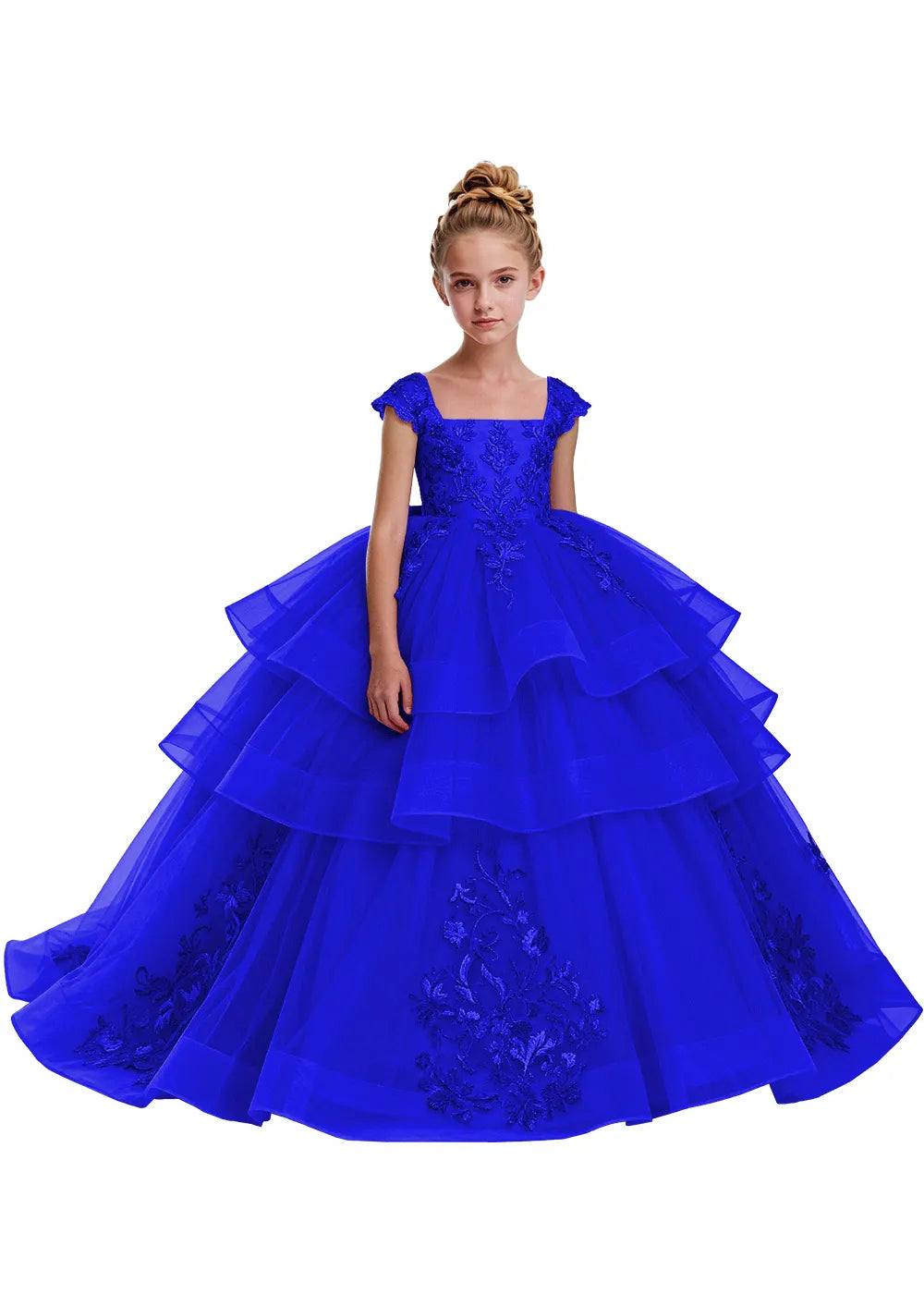 Elegant Tulle Pageant Dress for Girls