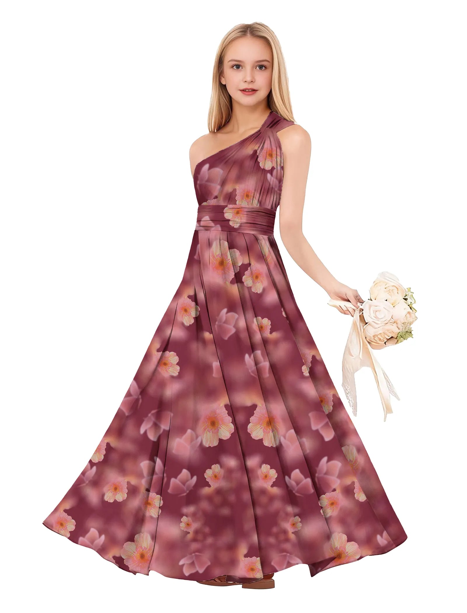 Vestido de princesa sin mangas de encaje