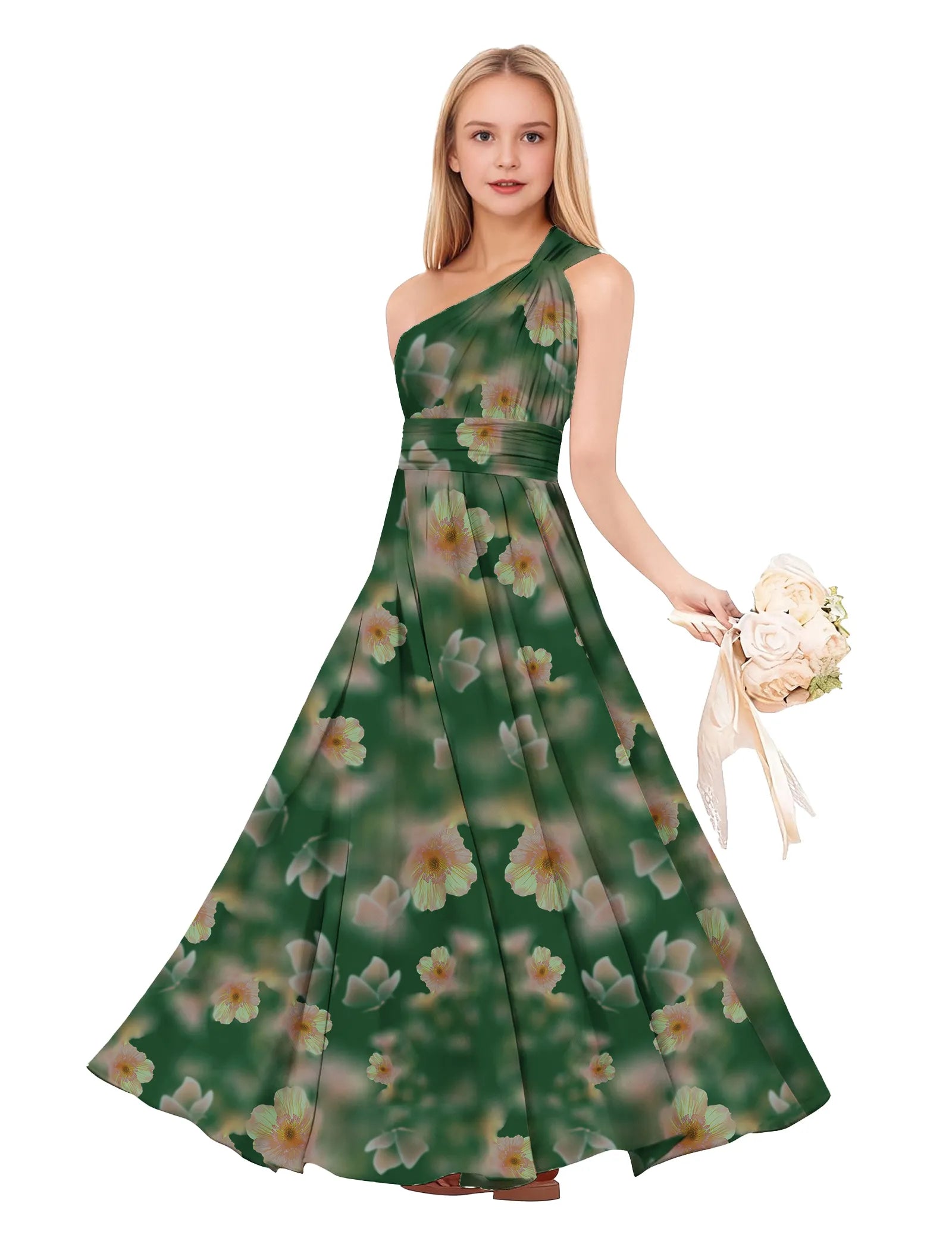 Vestido de princesa sin mangas de encaje