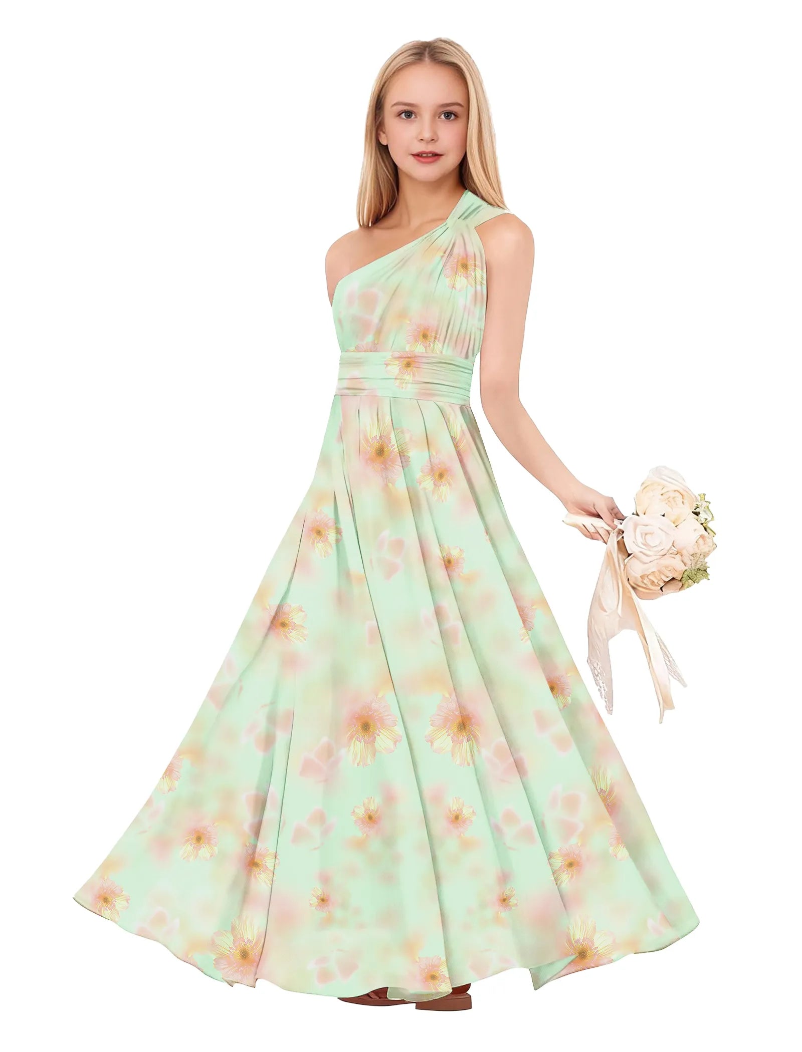 Vestido de princesa sin mangas de encaje