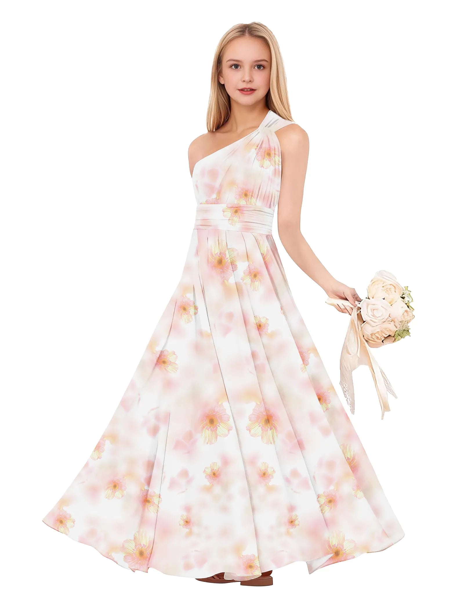 Vestido de princesa sin mangas de encaje