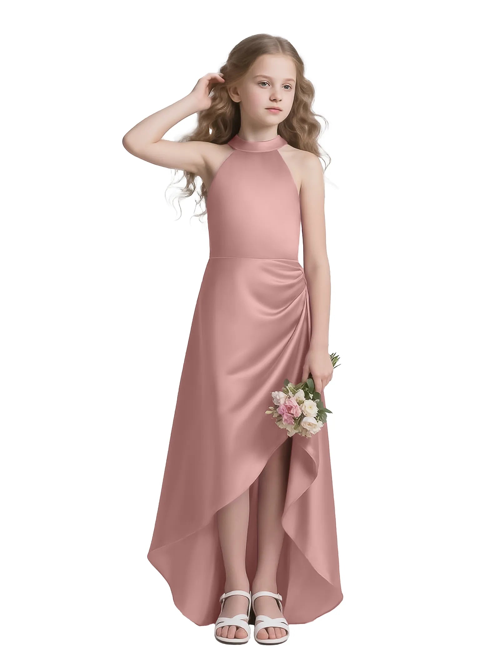 Haley Grace Halter High-Low Dress