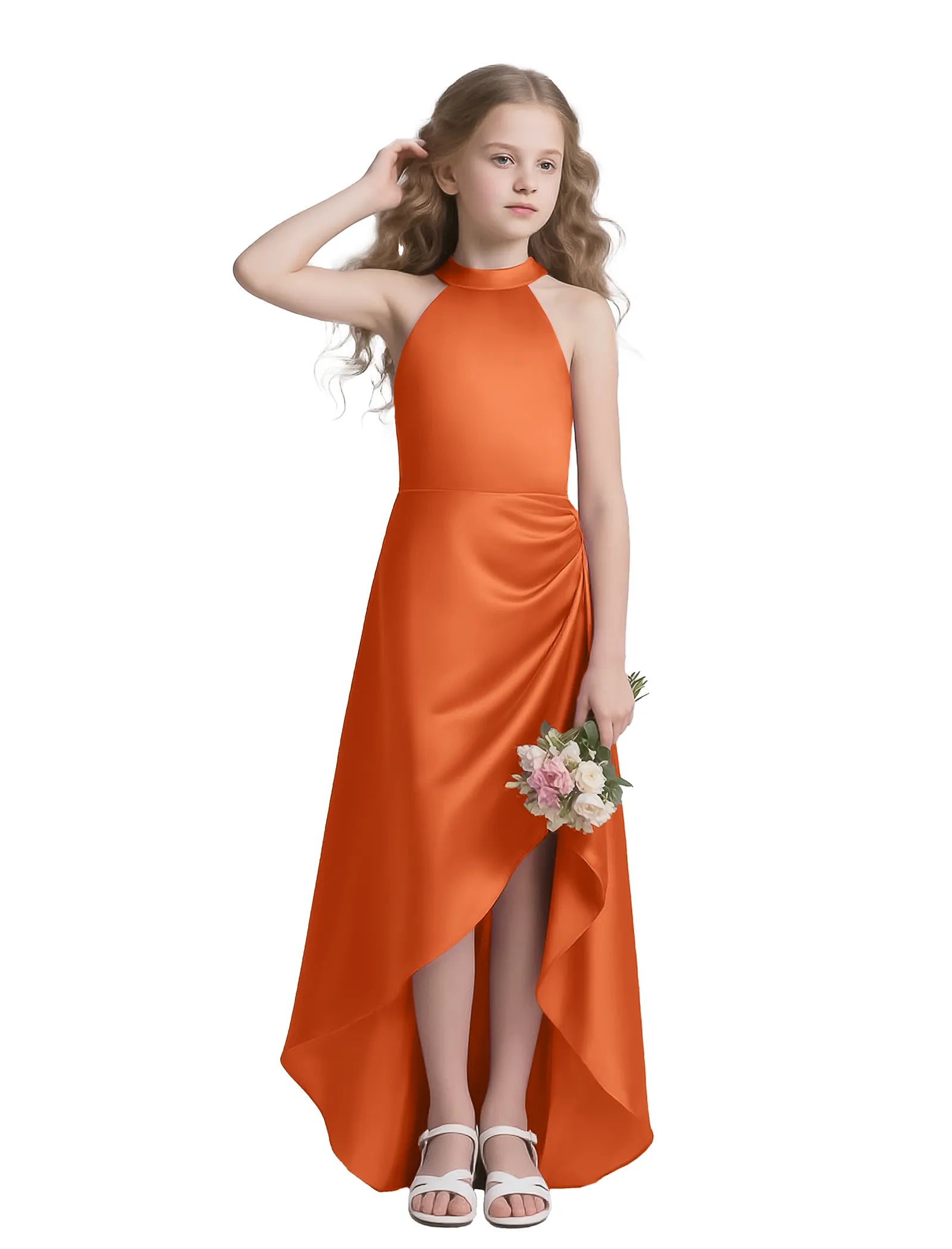 Haley Grace Halter High-Low Dress