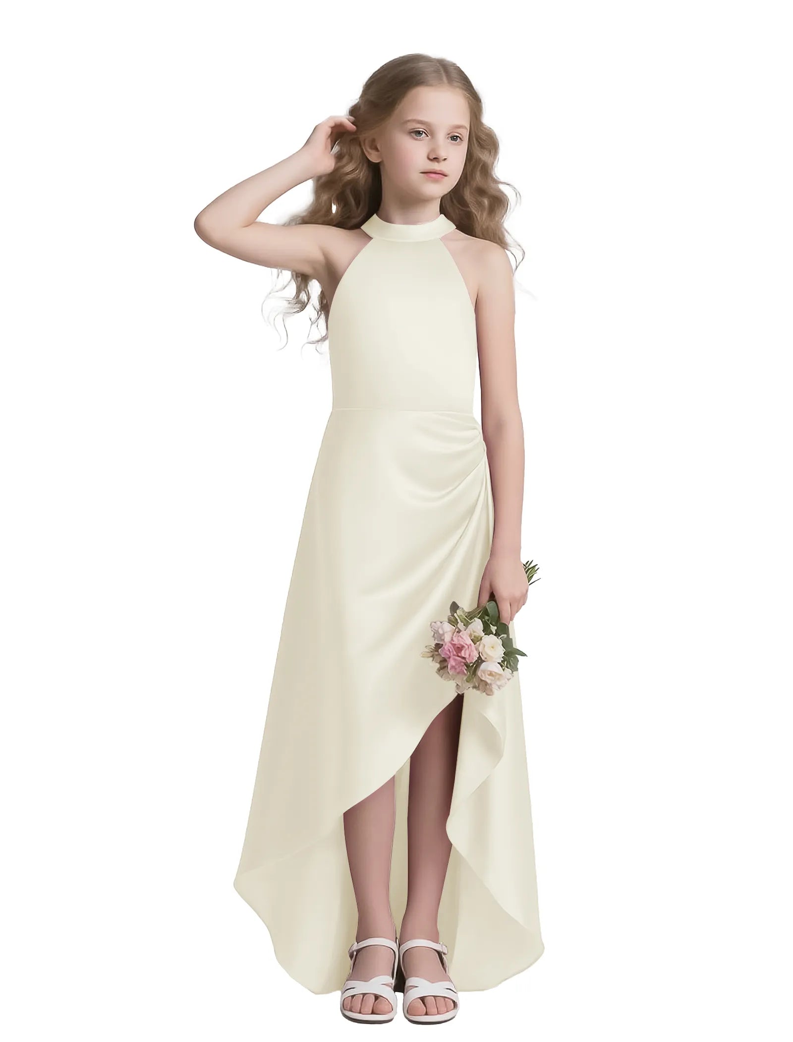 Haley Grace Halter High-Low Dress