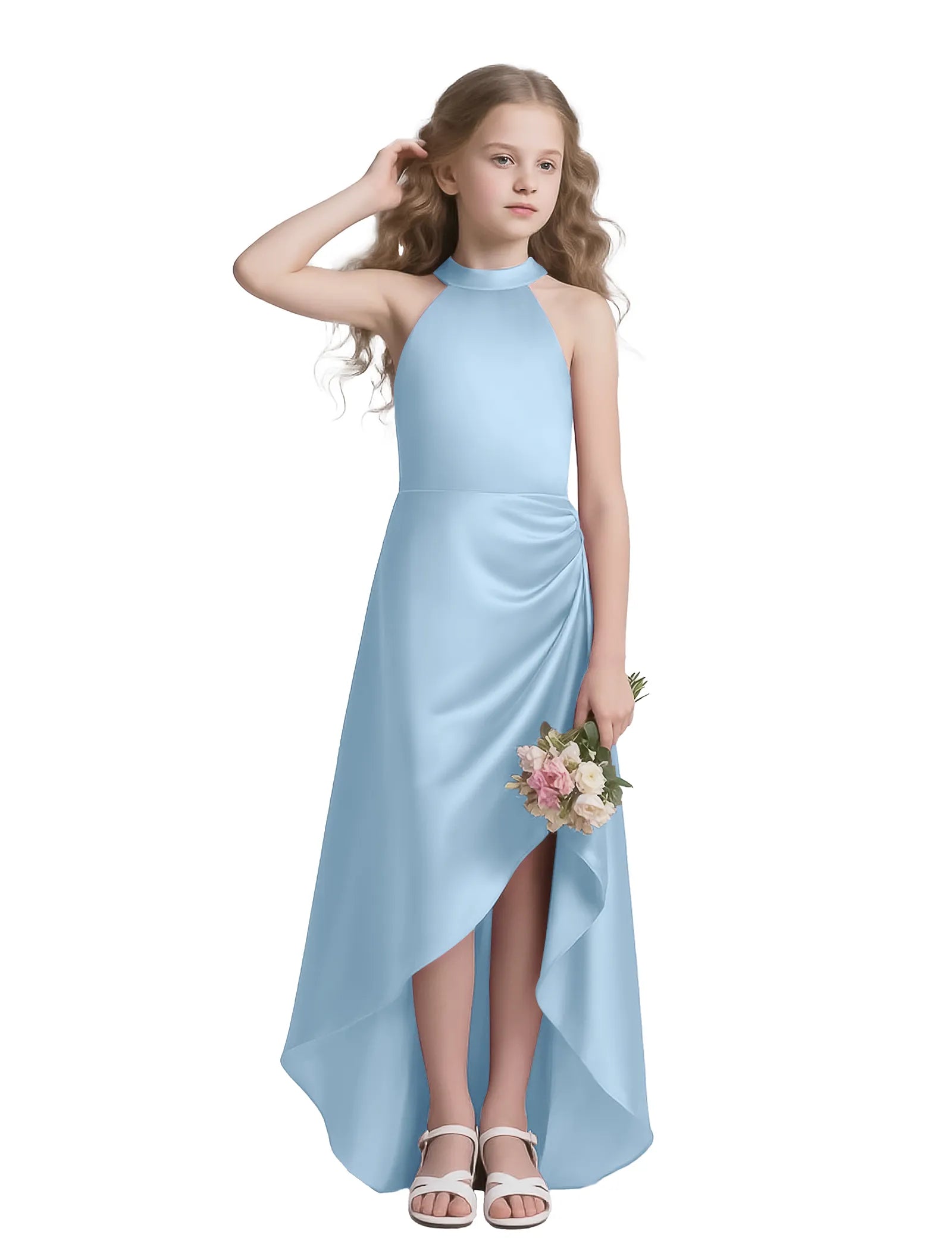 Haley Grace Halter High-Low Dress