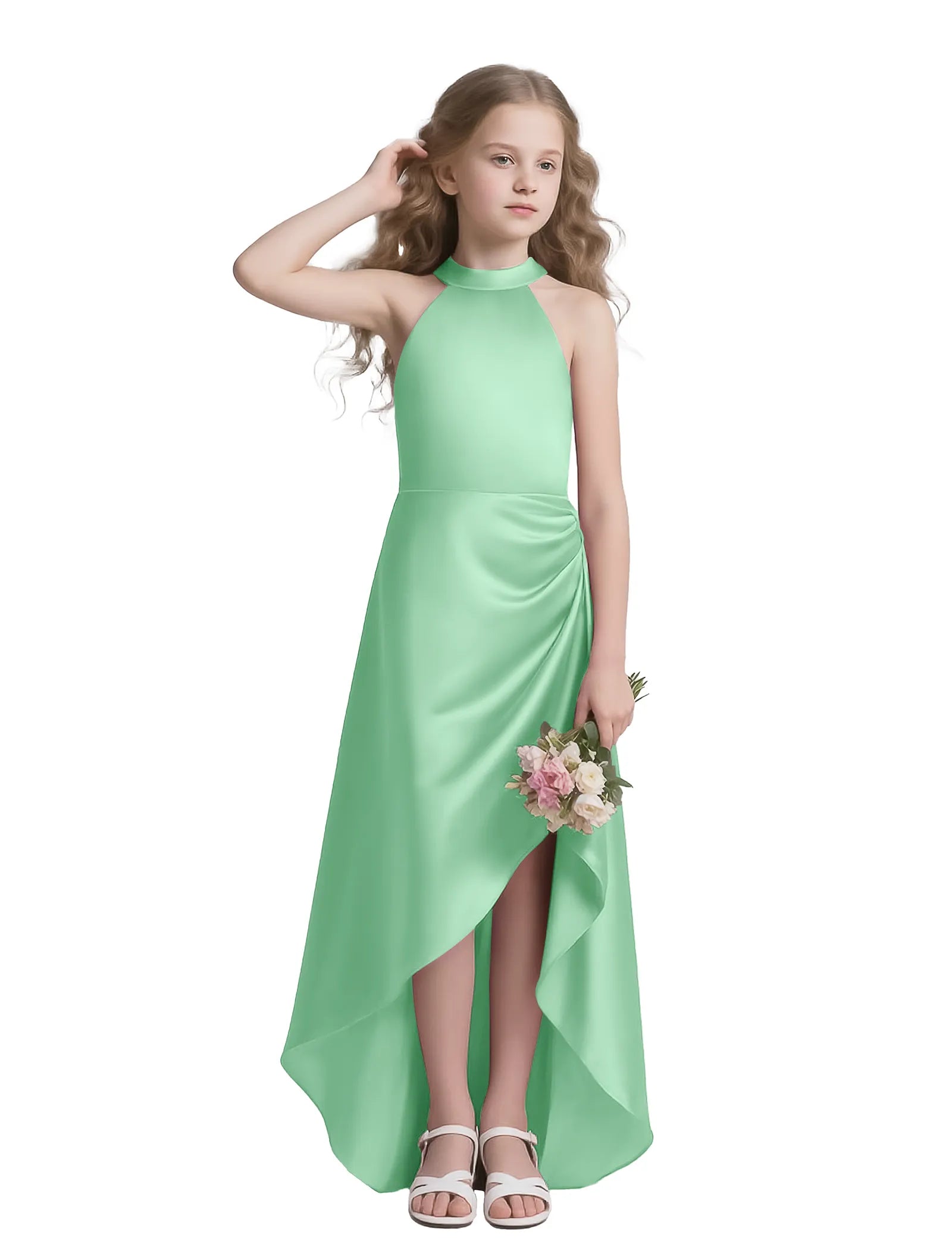 Haley Grace Halter High-Low Dress