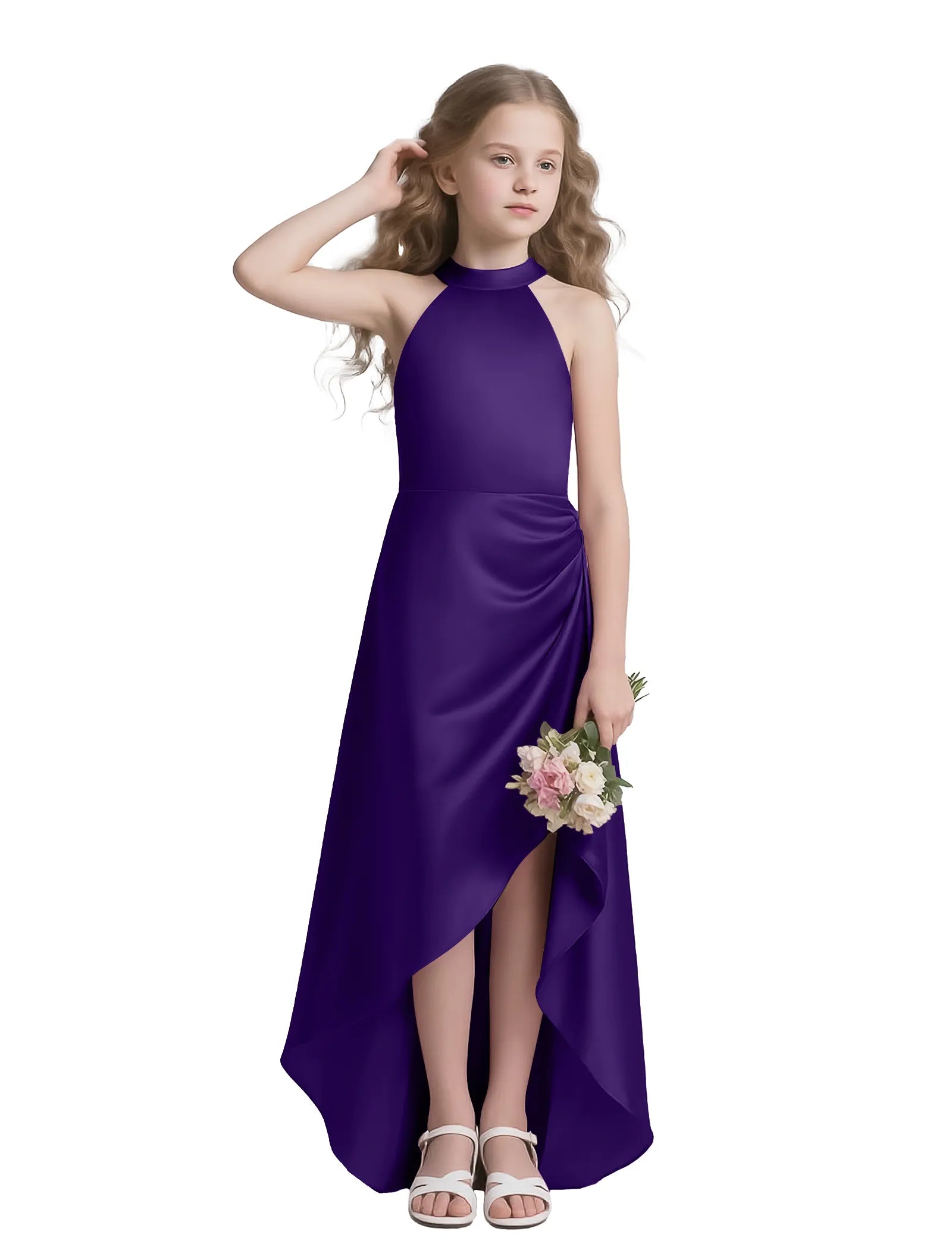 Haley Grace Halter High-Low Dress