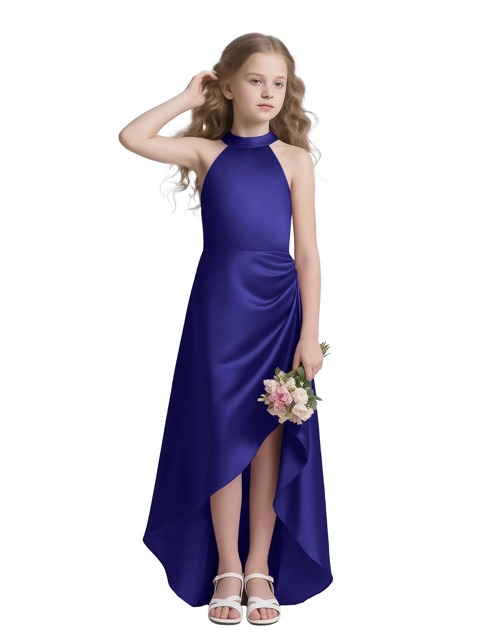 Haley Grace Halter High-Low Dress