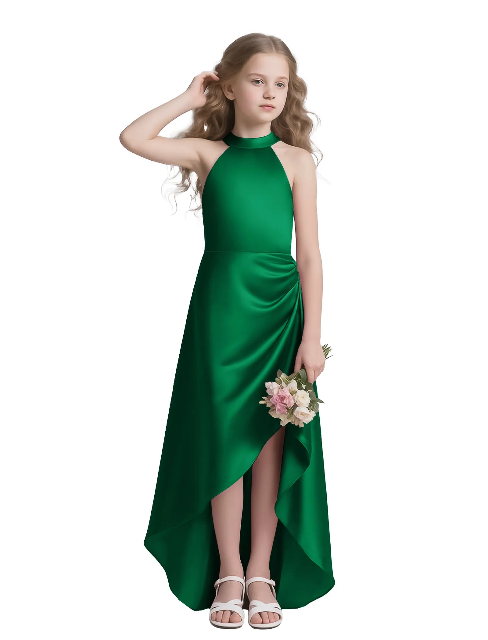 Haley Grace Halter High-Low Dress