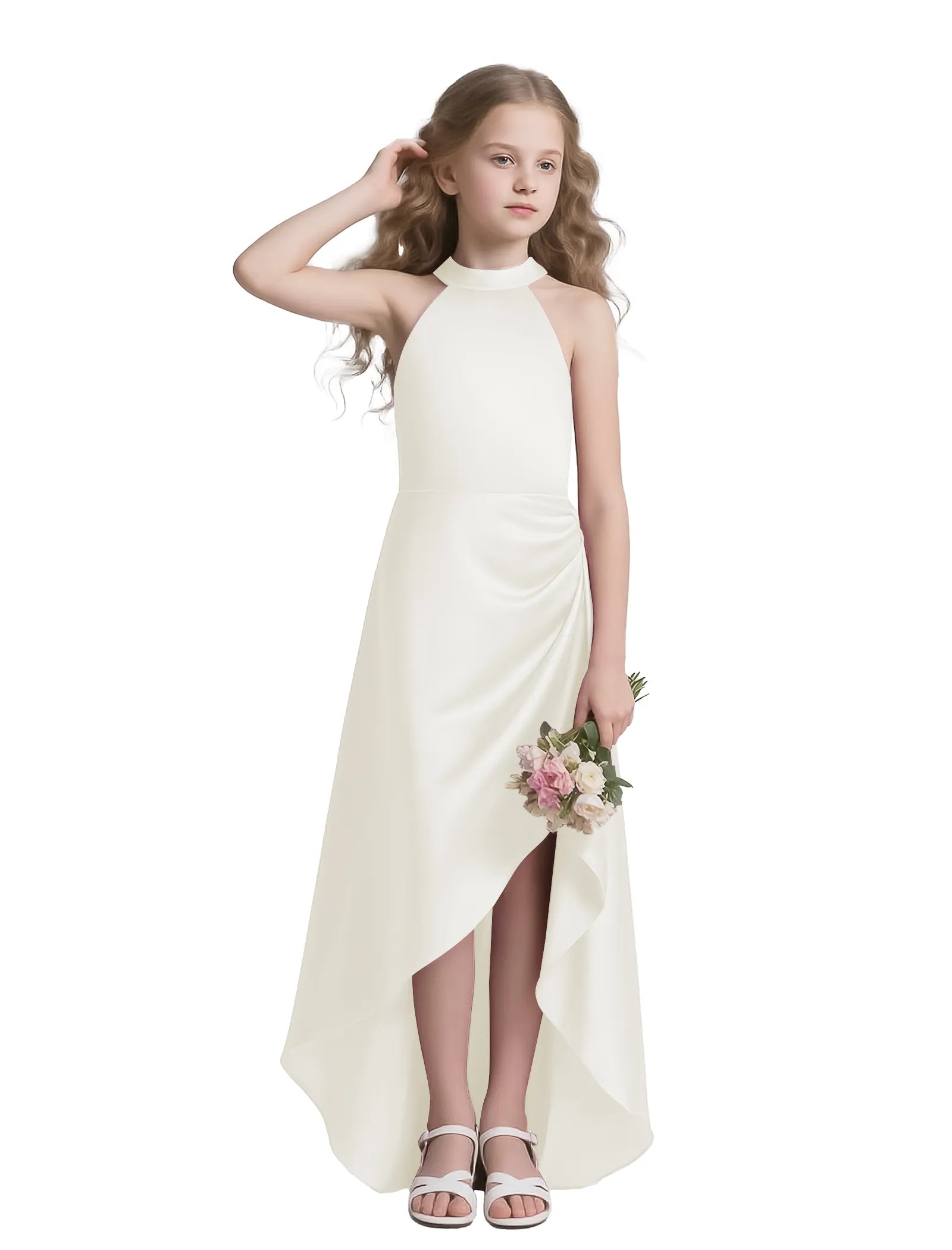 Haley Grace Halter High-Low Dress