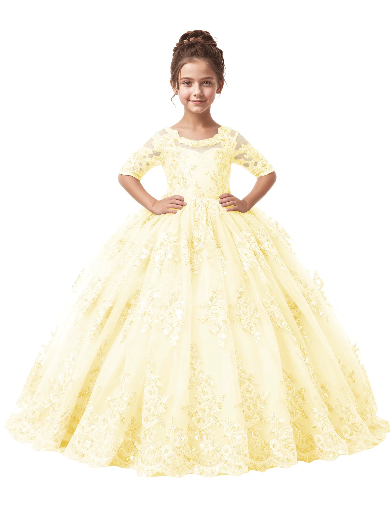 Spitzenkleid mit schulterfreiem Design