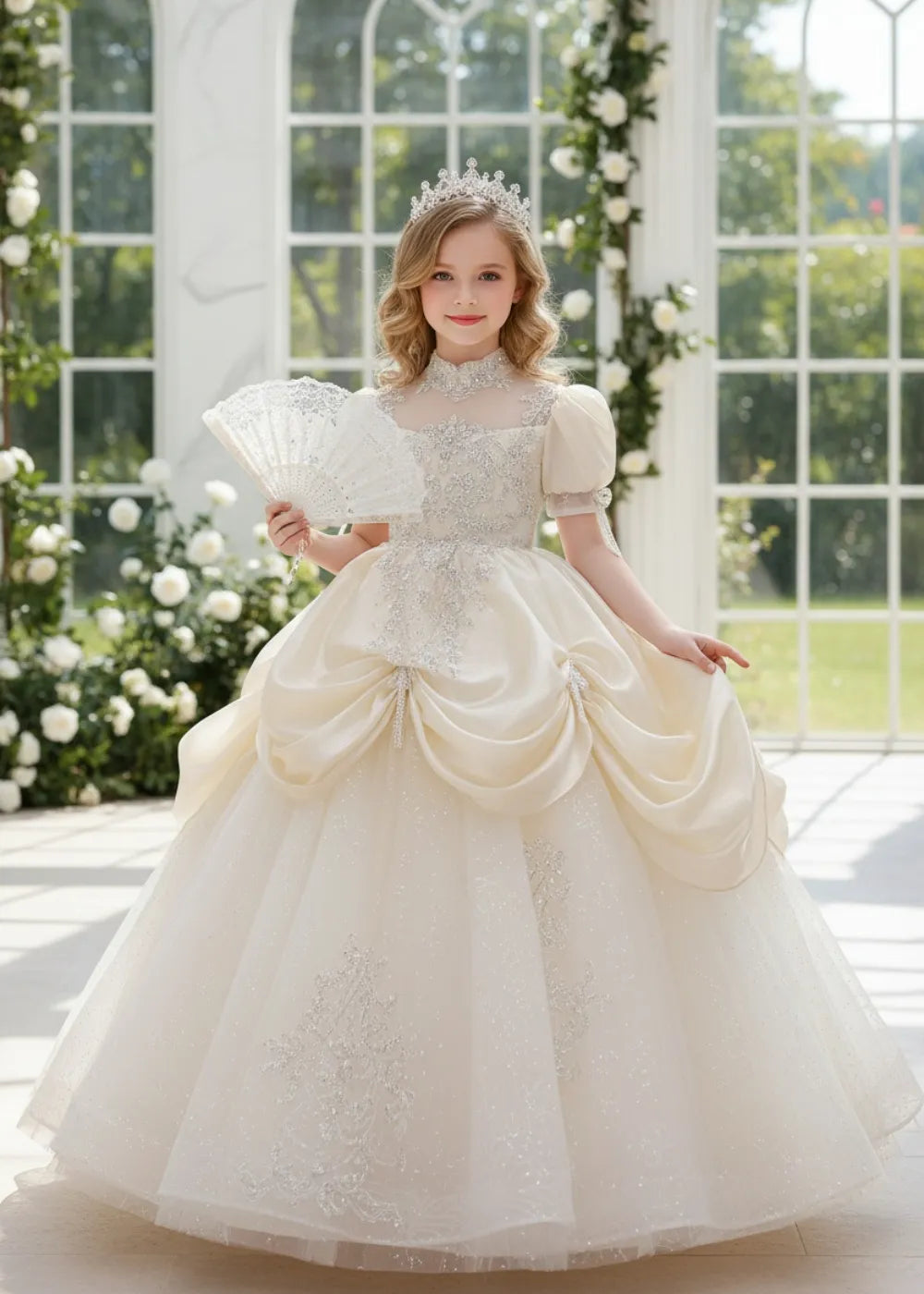 dress kembang princess DRESS KEMBANG PRINCESS LAYER/GAUN WANITA LENGAN PANJANG