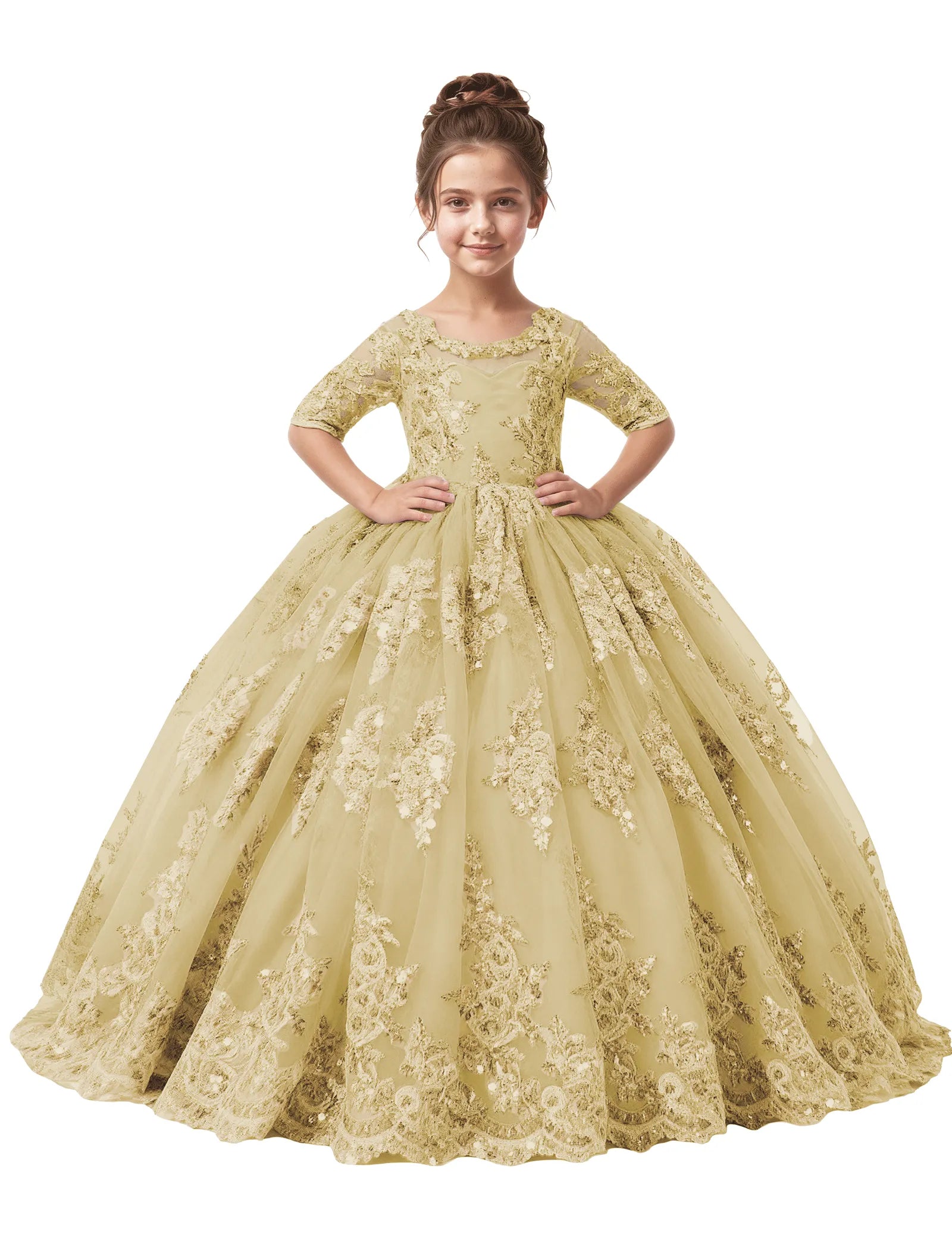 Spitzenkleid mit schulterfreiem Design