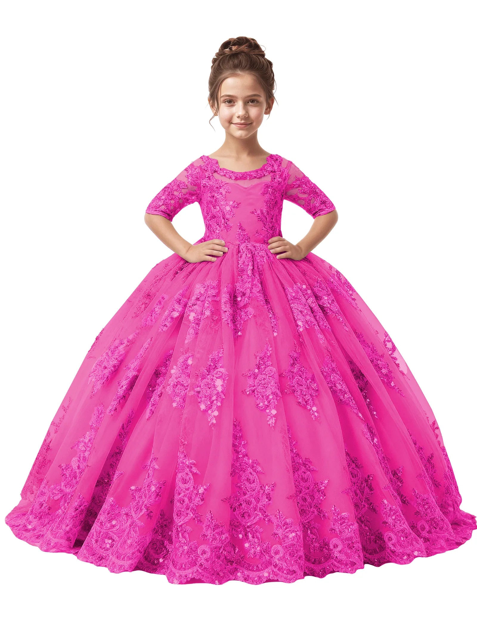 Spitzenkleid mit schulterfreiem Design