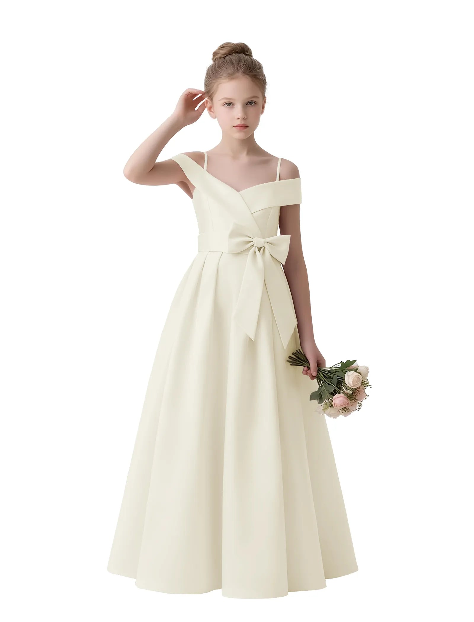 Spitzenkleid mit schulterfreiem Design