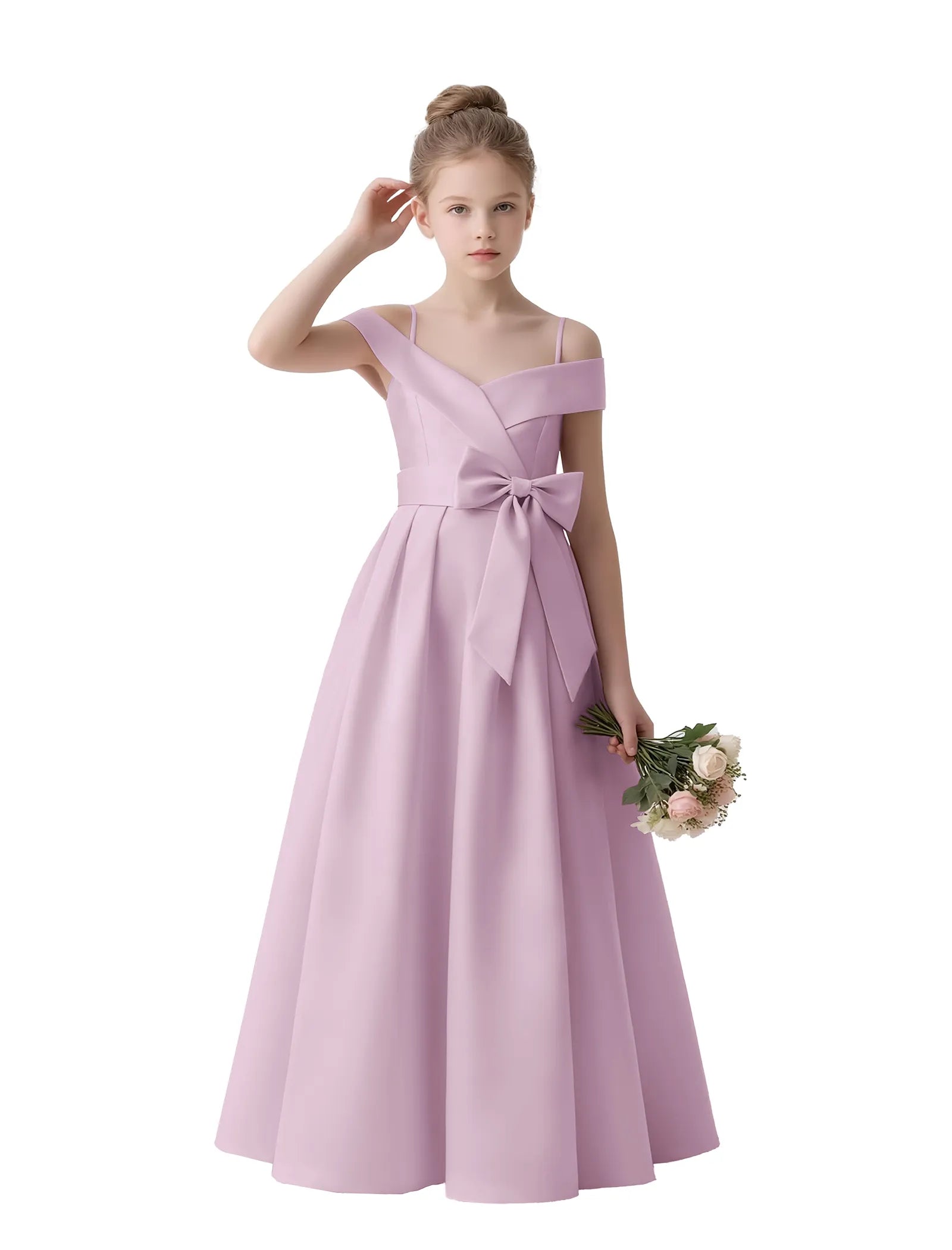 Spitzenkleid mit schulterfreiem Design