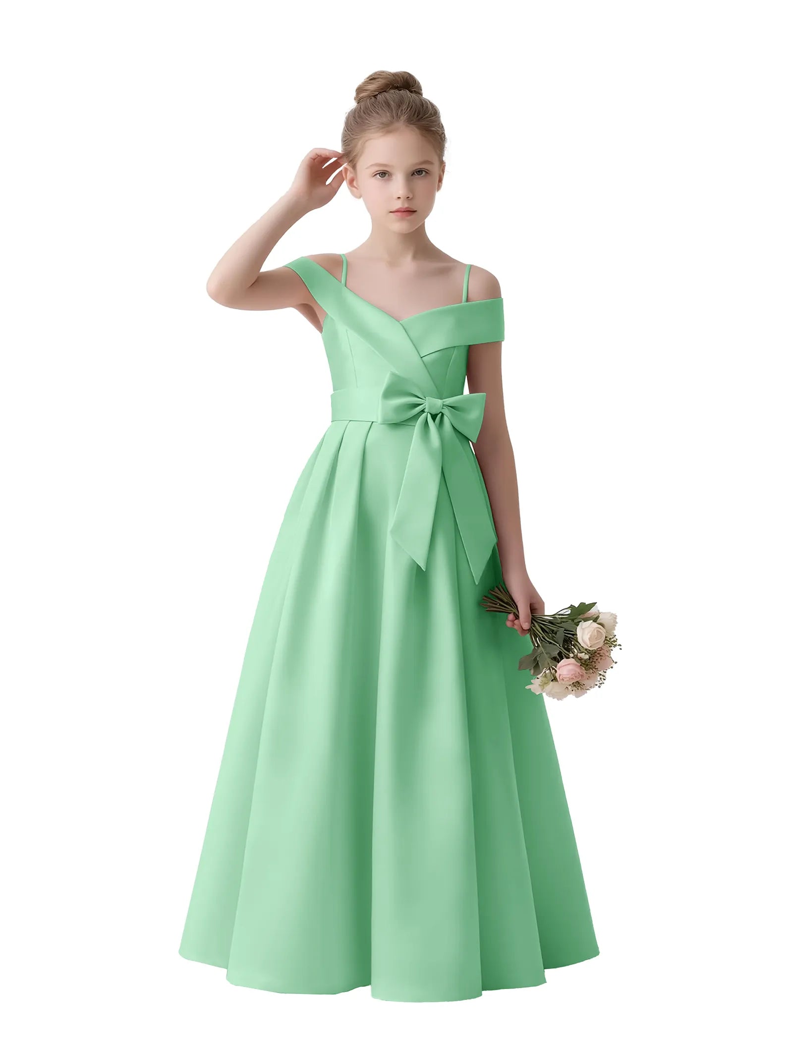 Spitzenkleid mit schulterfreiem Design