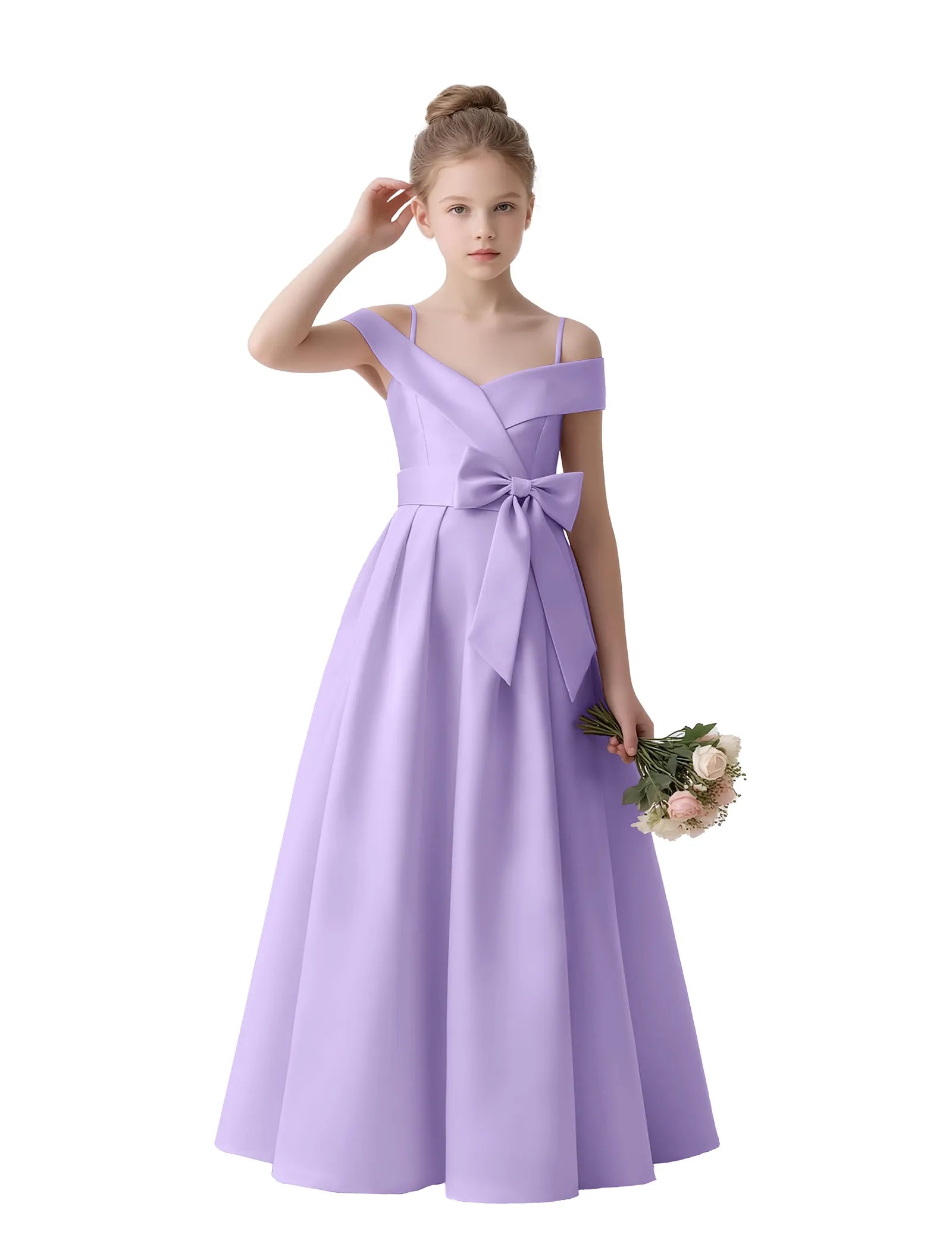 Spitzenkleid mit schulterfreiem Design