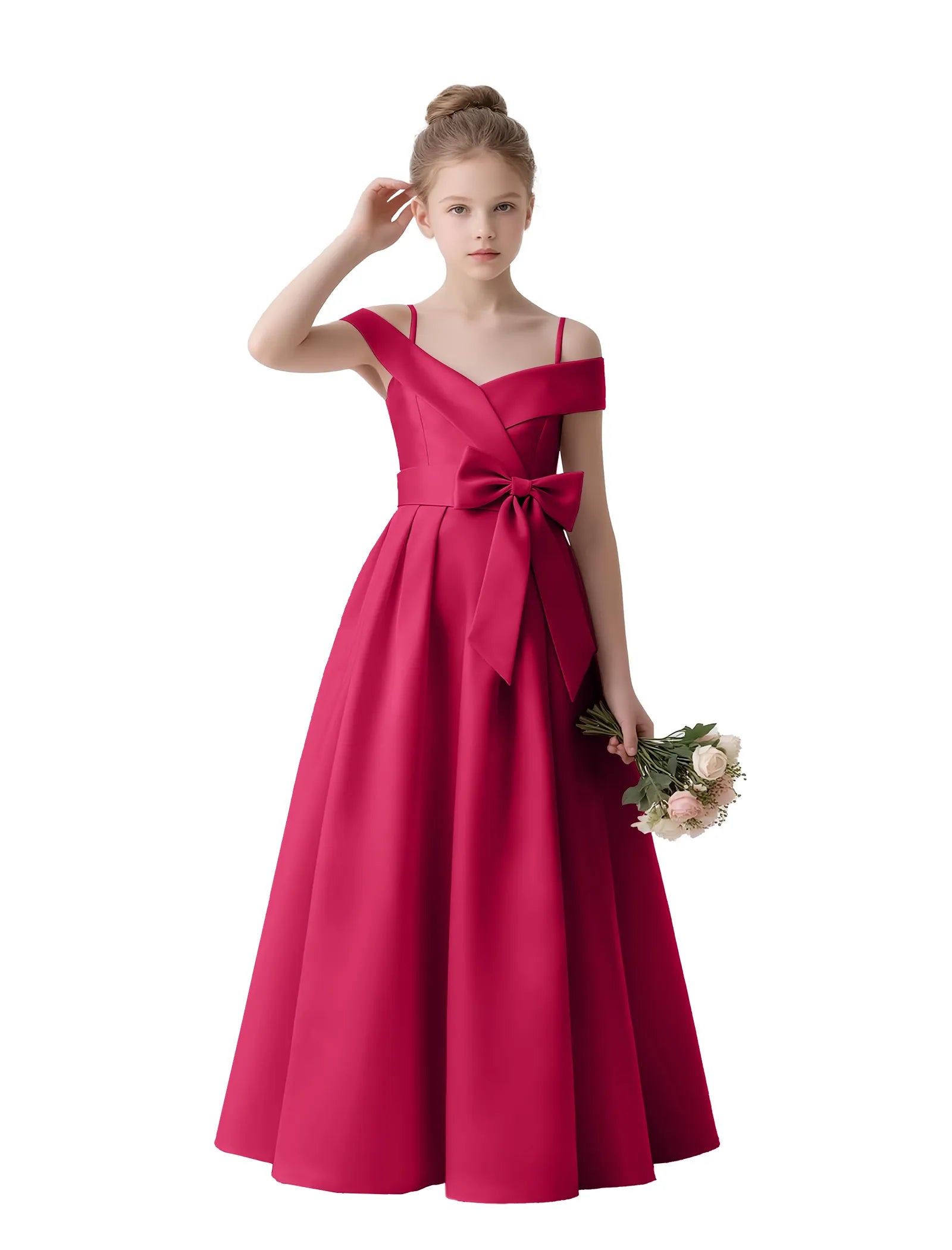 Spitzenkleid mit schulterfreiem Design