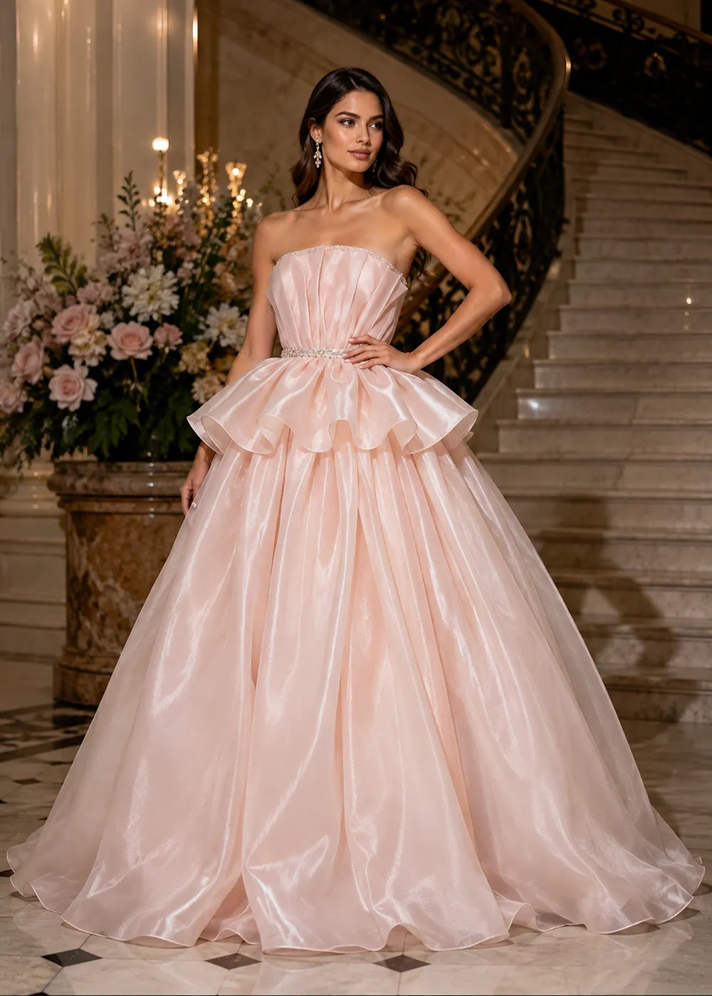 Romantic Sweetheart Neckline A Line Gown