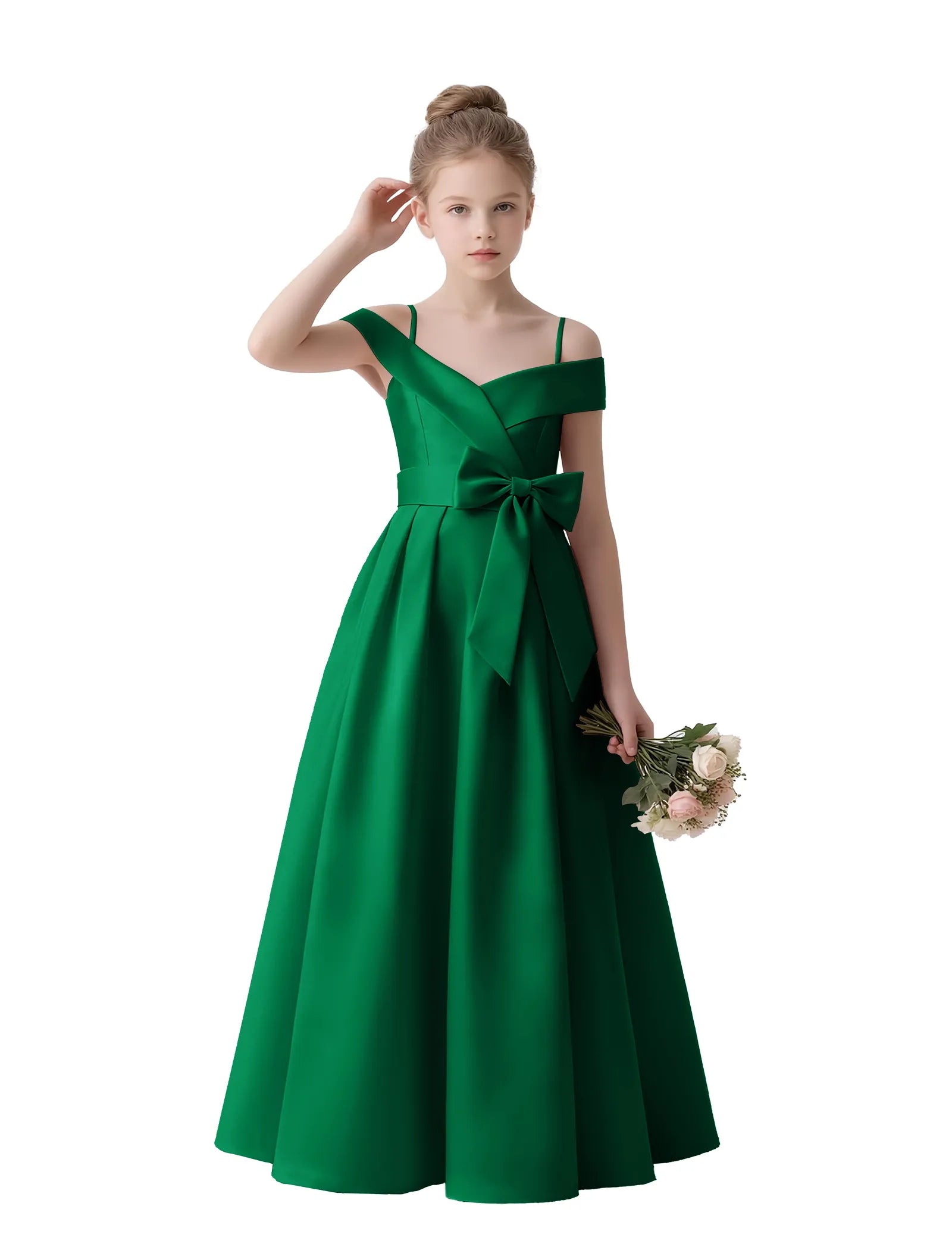 Spitzenkleid mit schulterfreiem Design