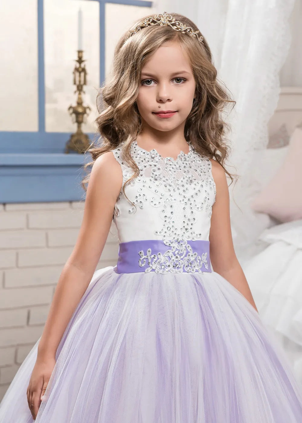 Princess Lilac Girls Pageant Dresses