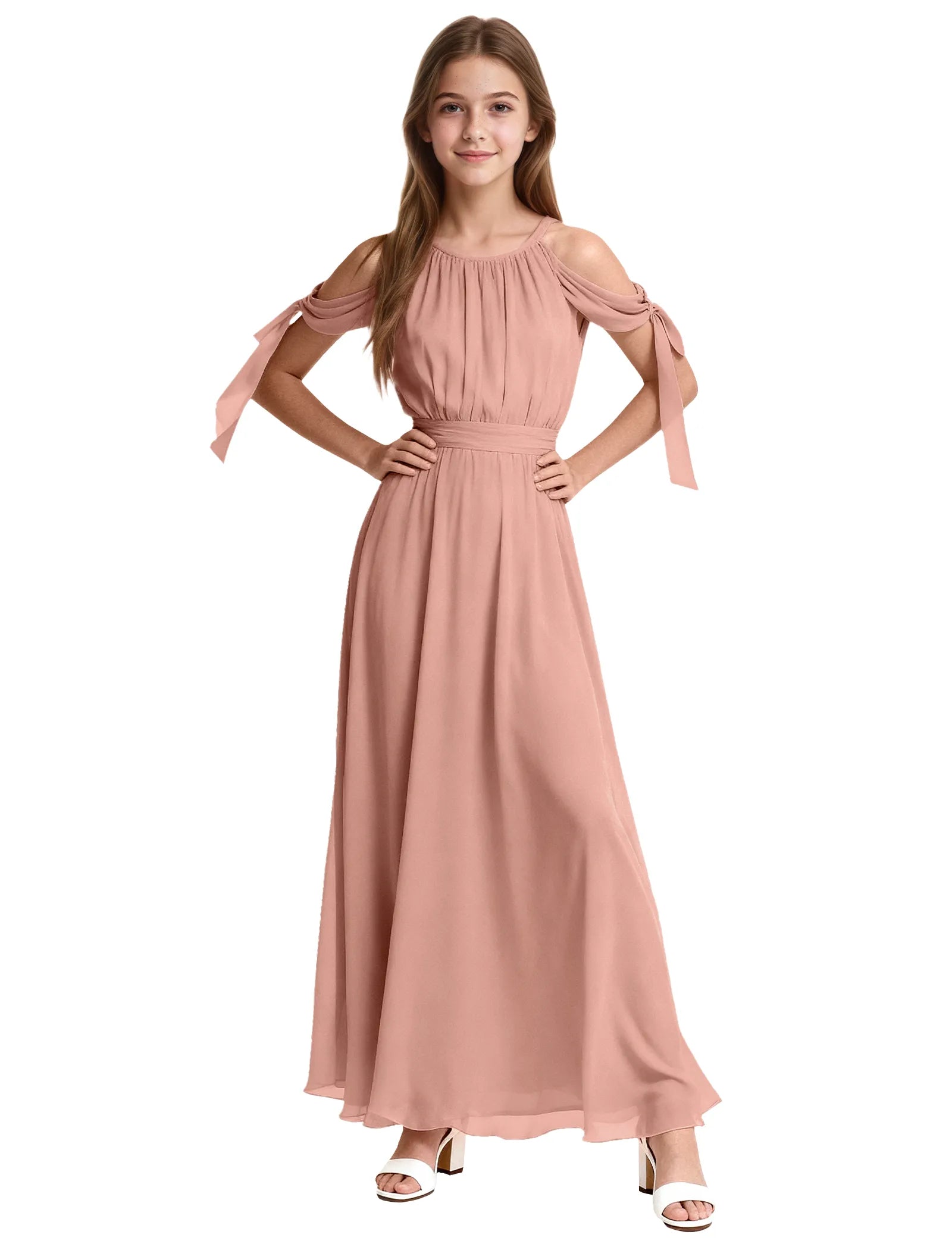 Spitzenkleid mit schulterfreiem Design