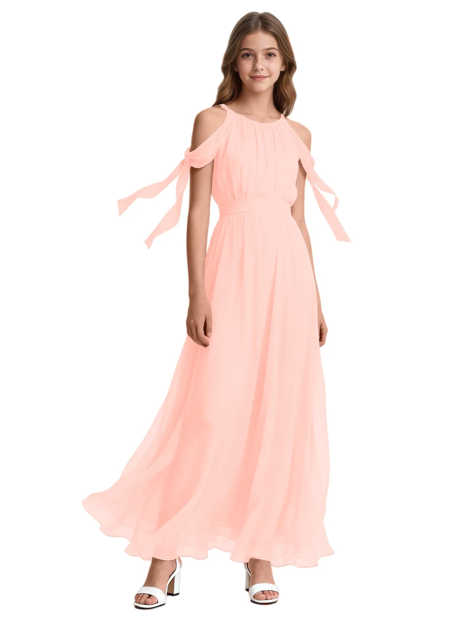 Spitzenkleid mit schulterfreiem Design