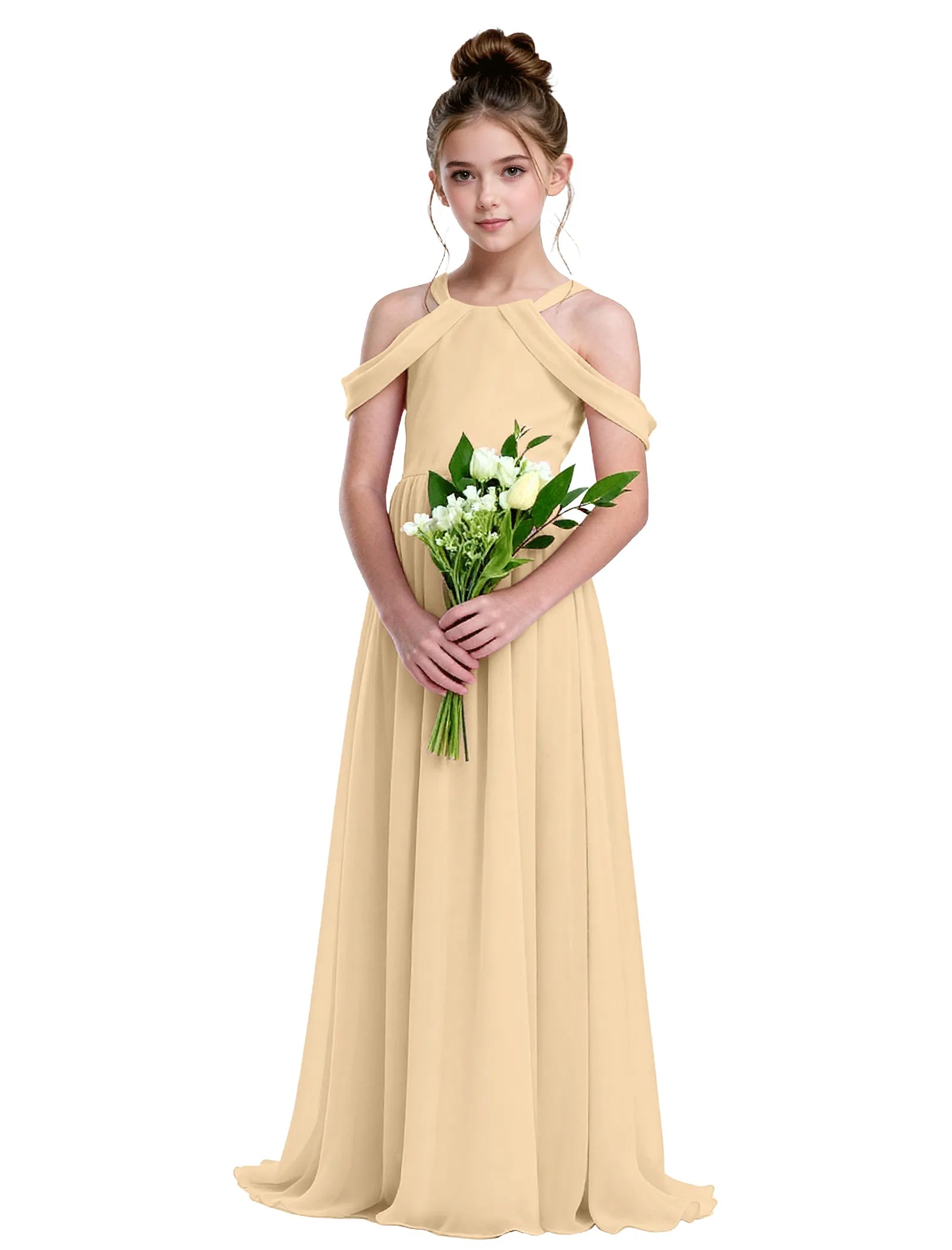 Vestido de princesa sin mangas de encaje