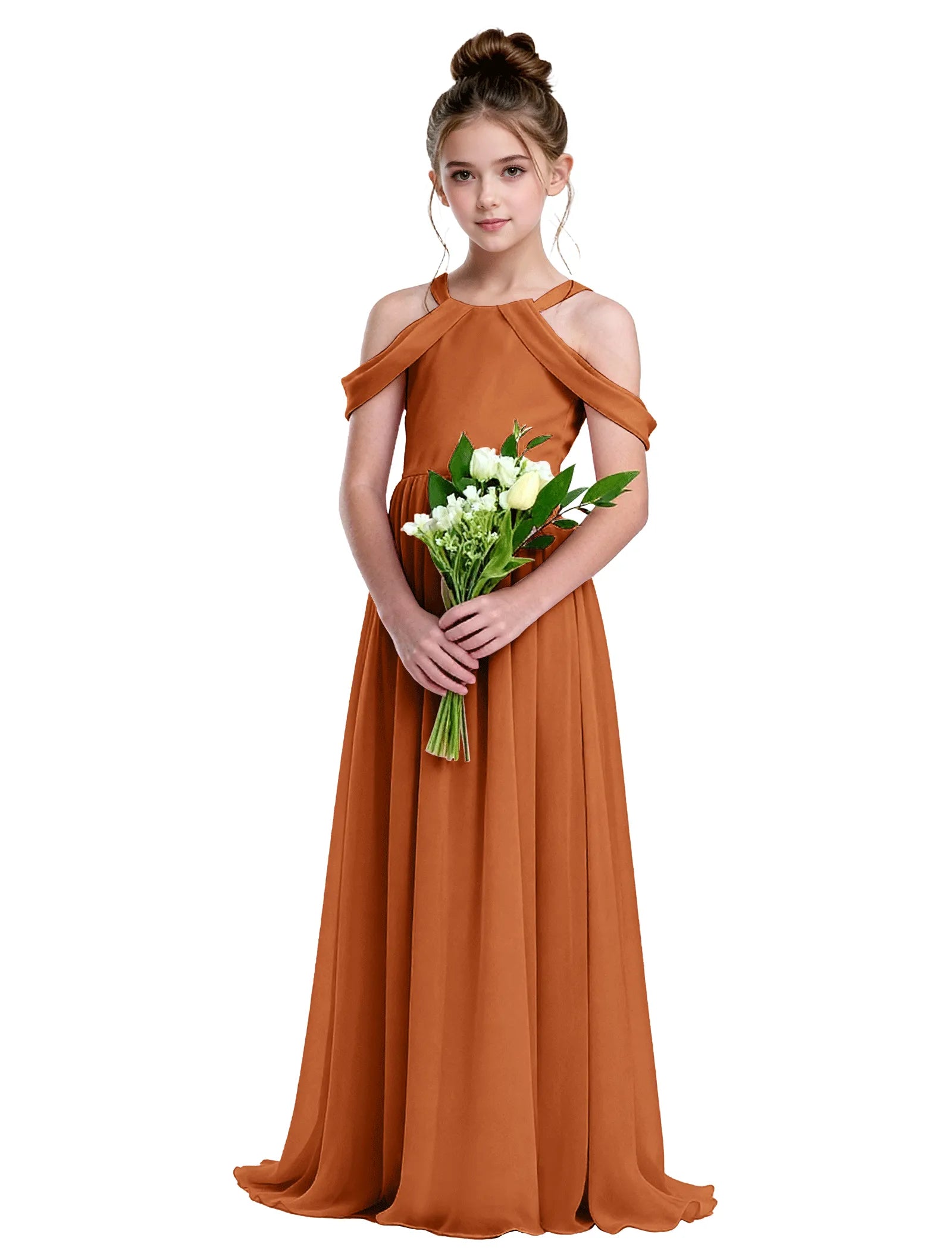 Vestido de princesa sin mangas de encaje