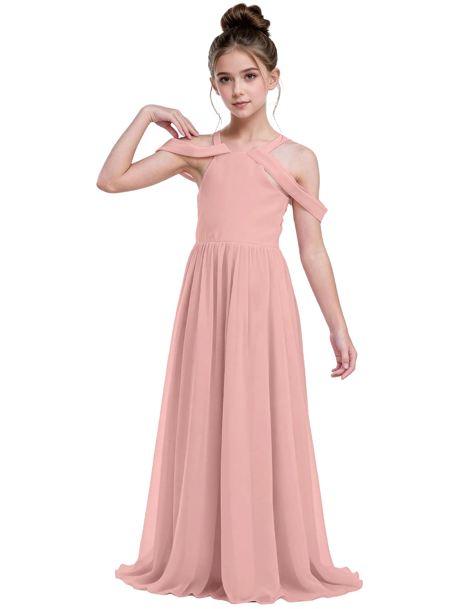 Vestido de princesa sin mangas de encaje
