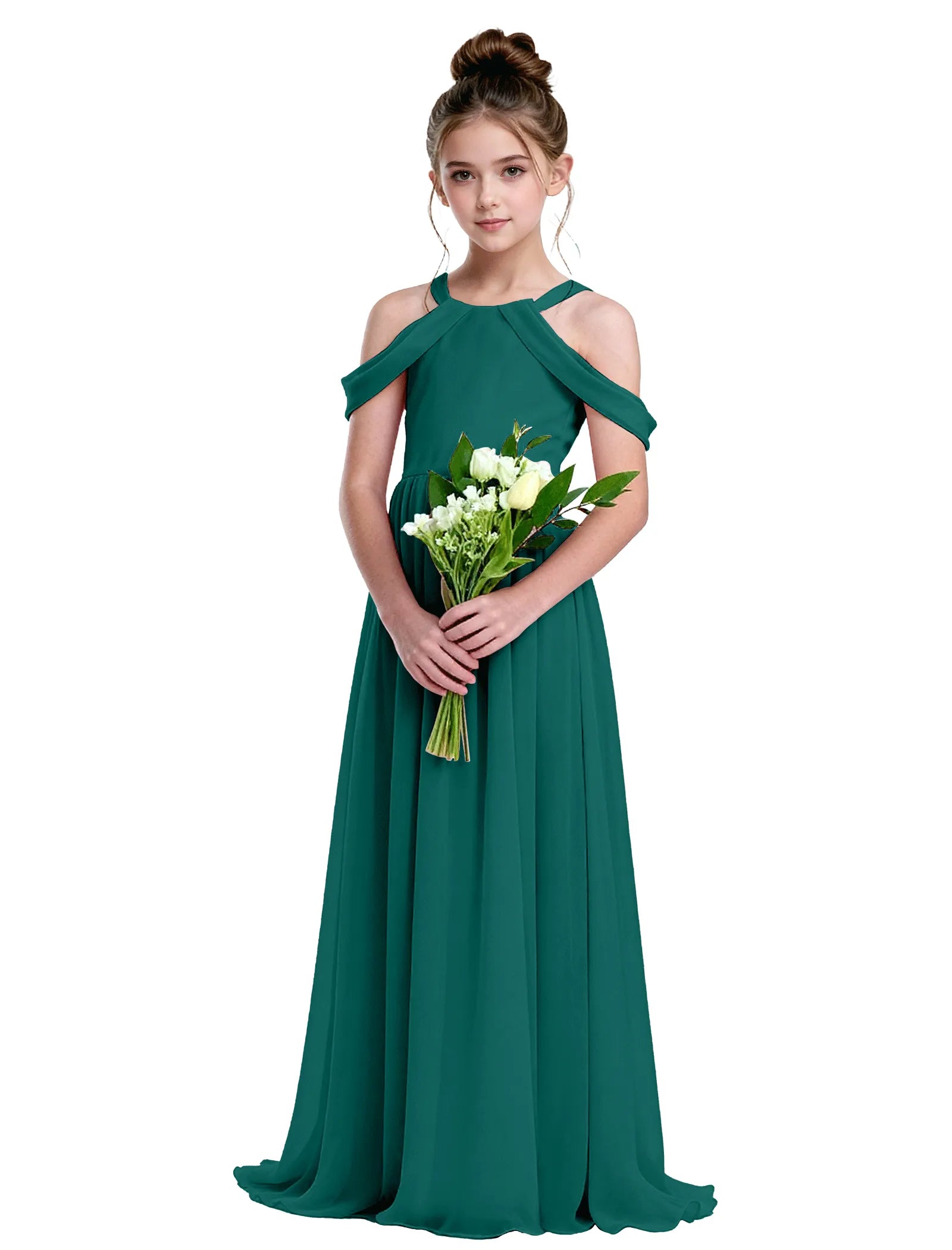 Vestido de princesa sin mangas de encaje
