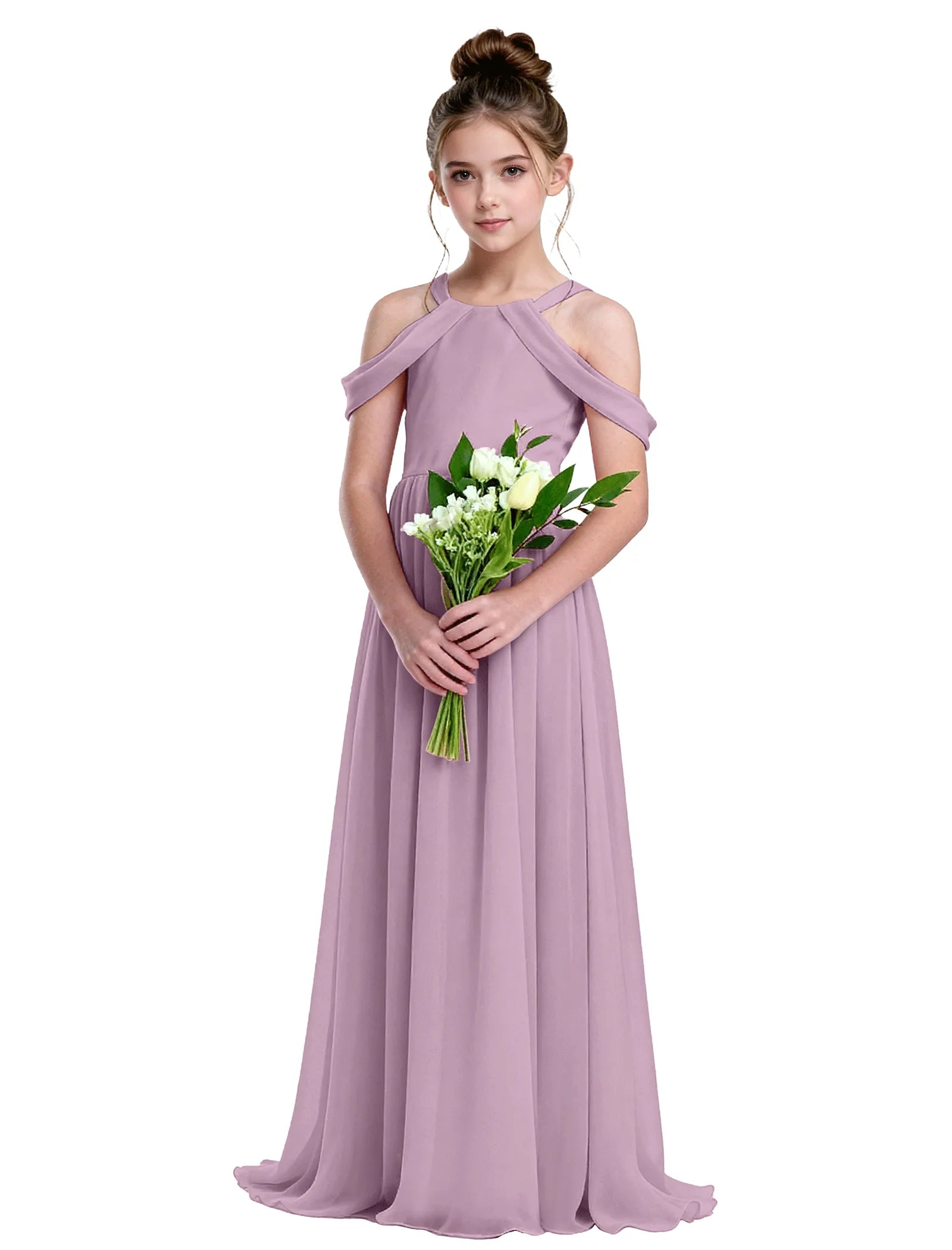 Vestido de princesa sin mangas de encaje
