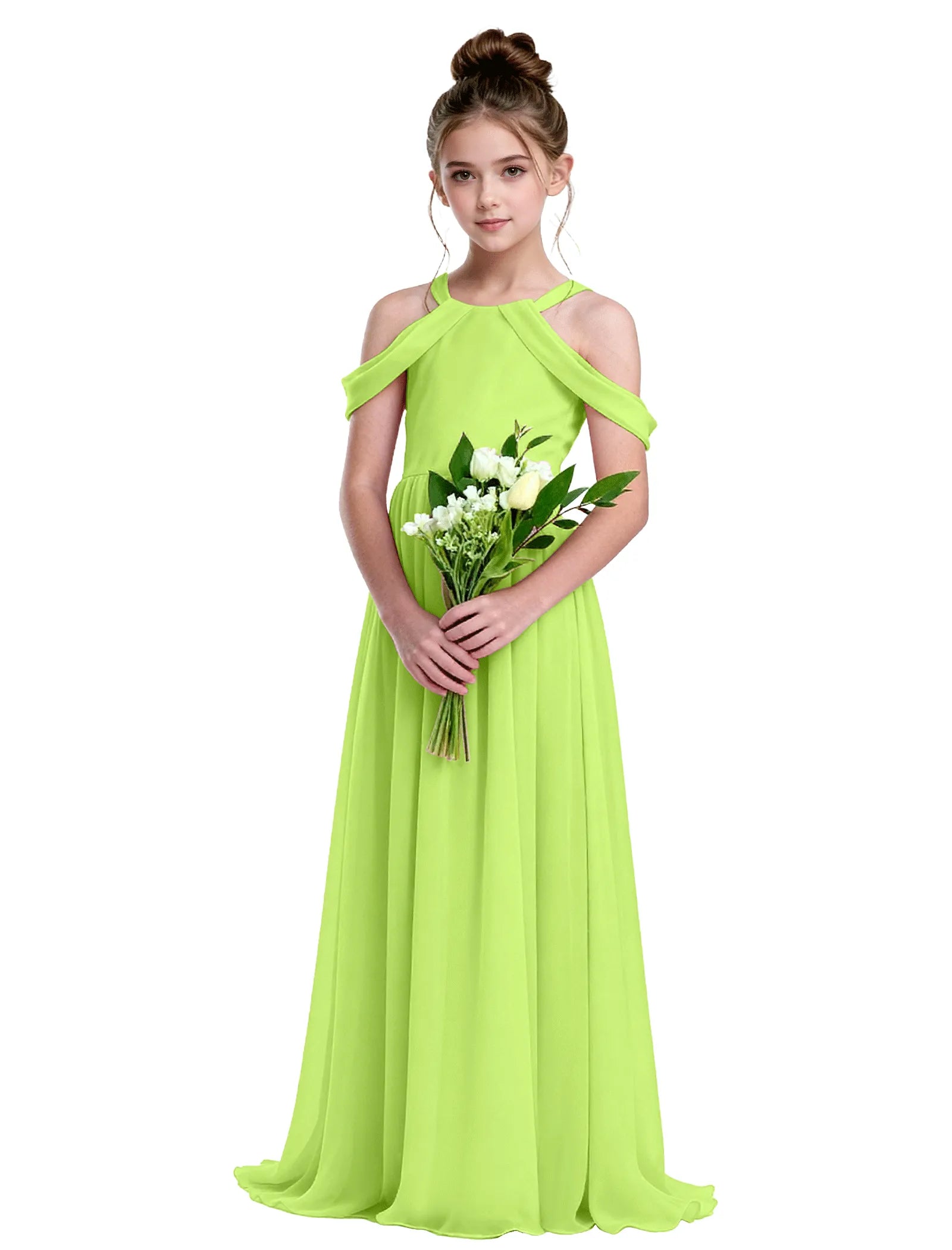 Vestido de princesa sin mangas de encaje